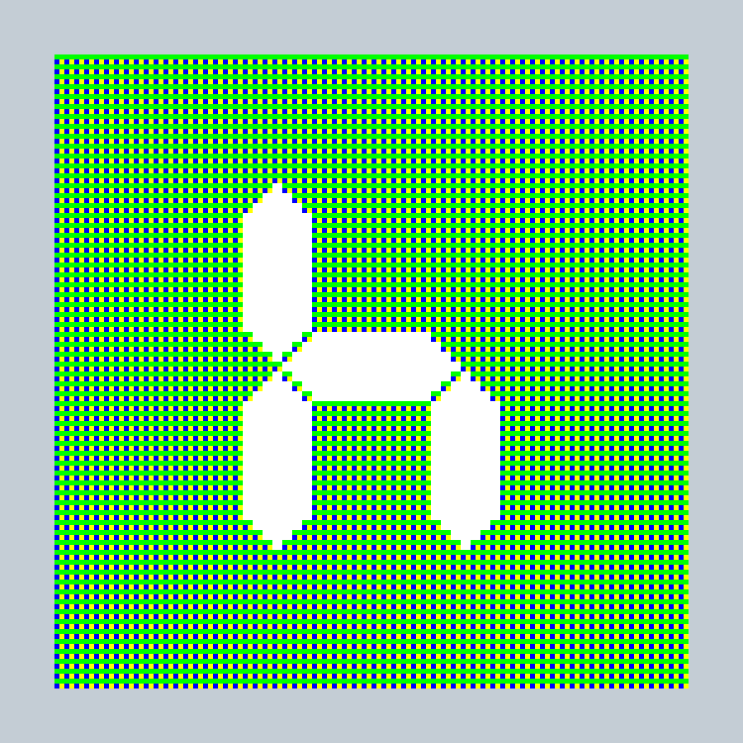 Art Blocks - Art Blocks v2 - 27-Bit Digital #977 - NFT # 21000977