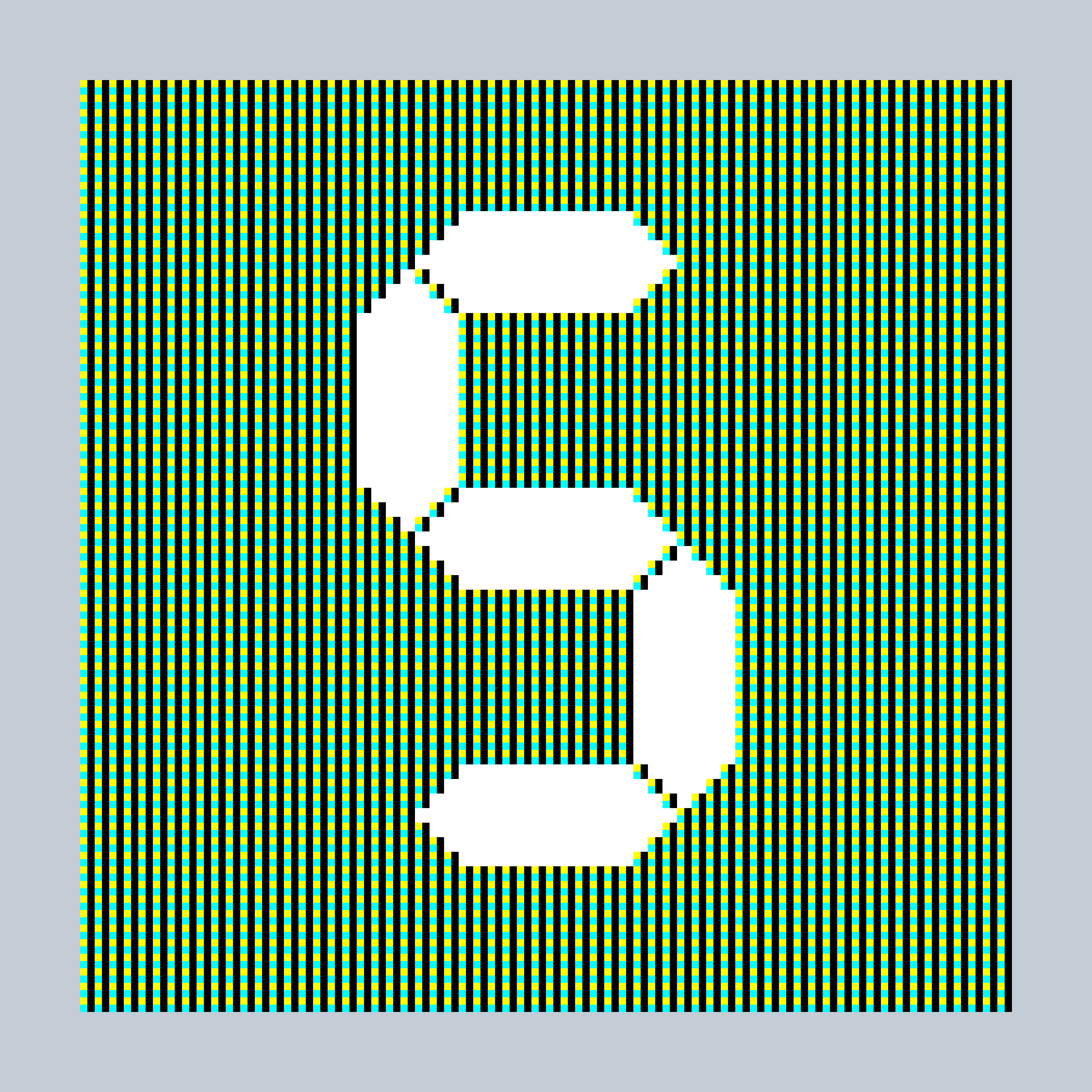 Art Blocks - Art Blocks v2 - 27-Bit Digital #981 - NFT # 21000981