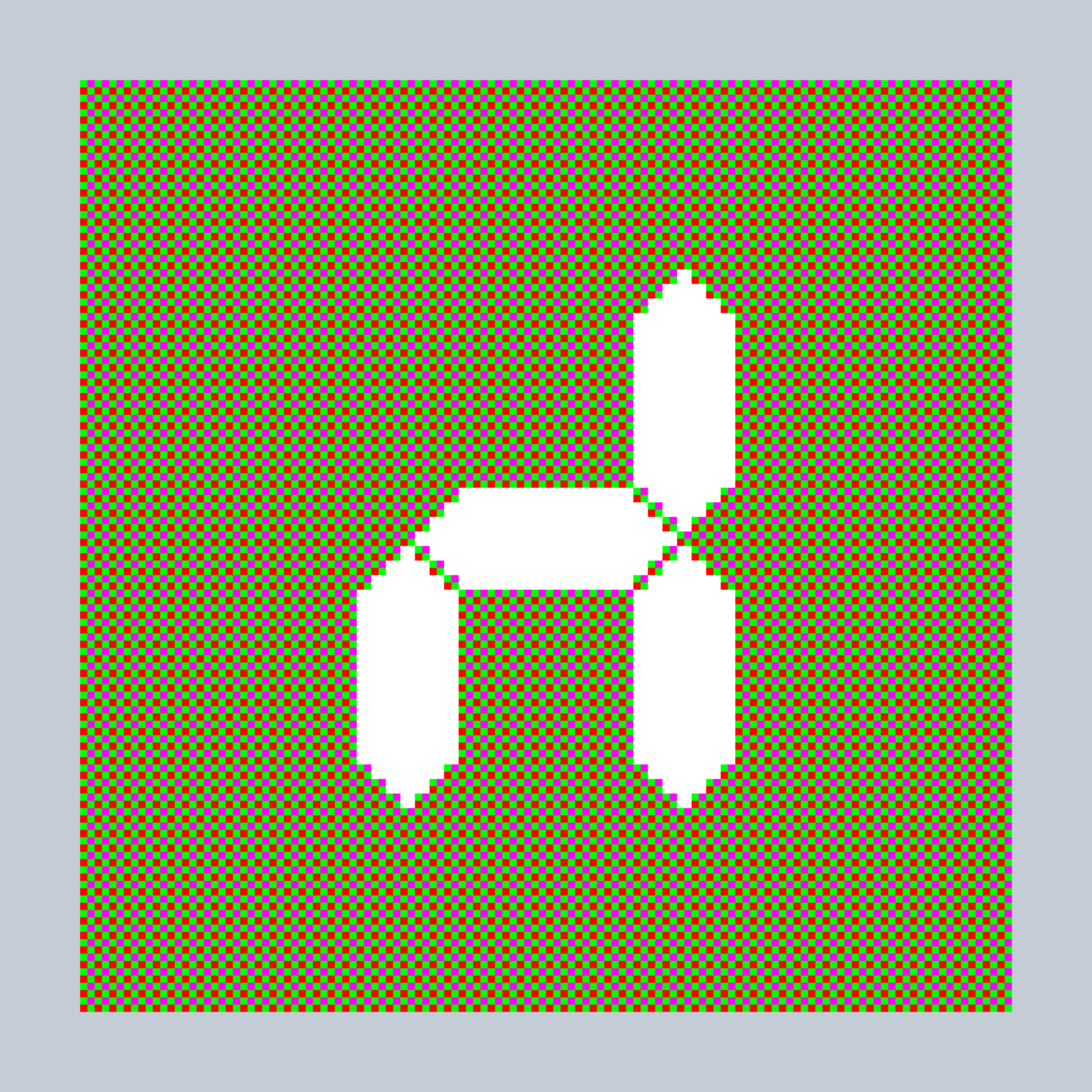 Art Blocks - Art Blocks v2 - 27-Bit Digital #987 - NFT # 21000987