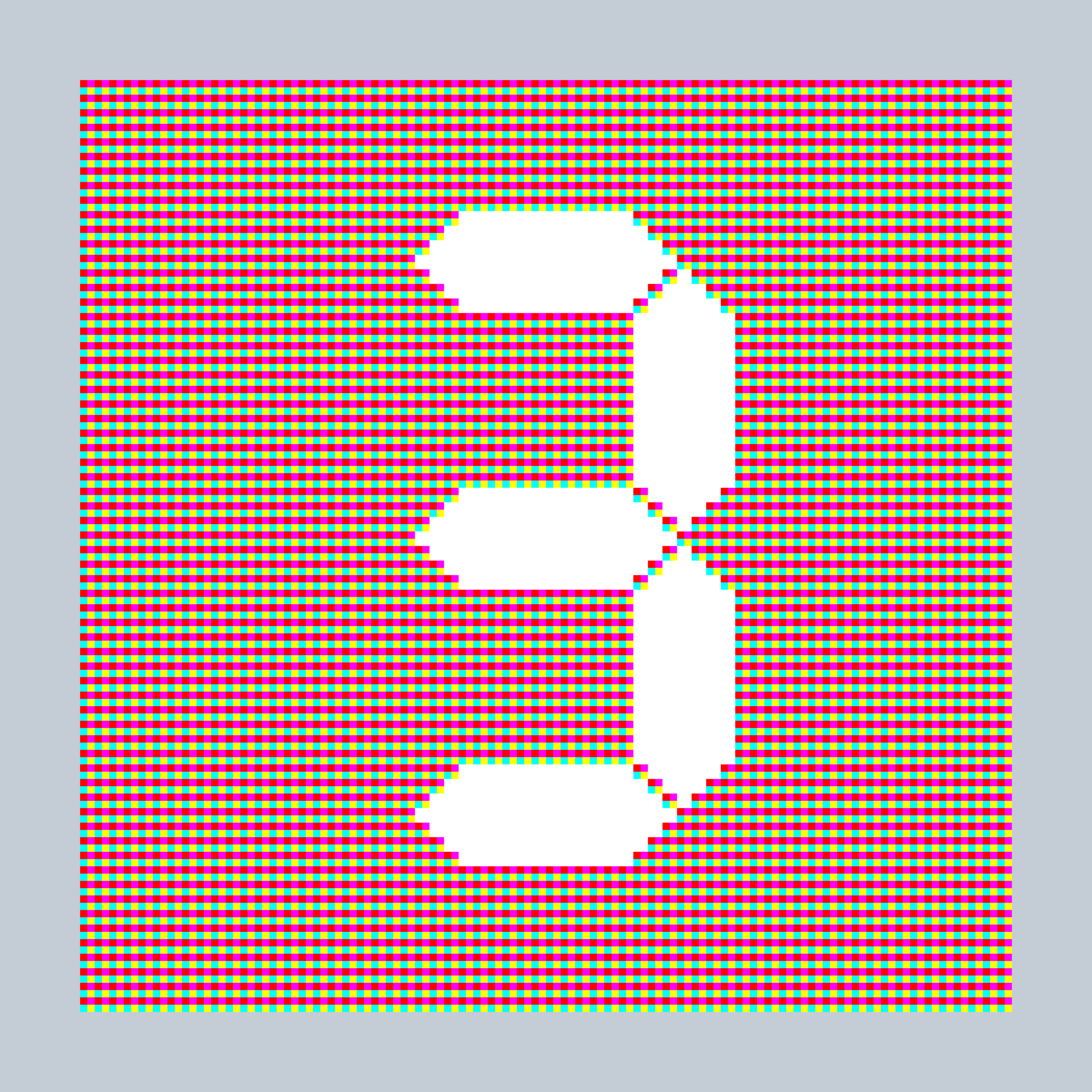 Art Blocks - Art Blocks v2 - 27-Bit Digital #988 - NFT # 21000988