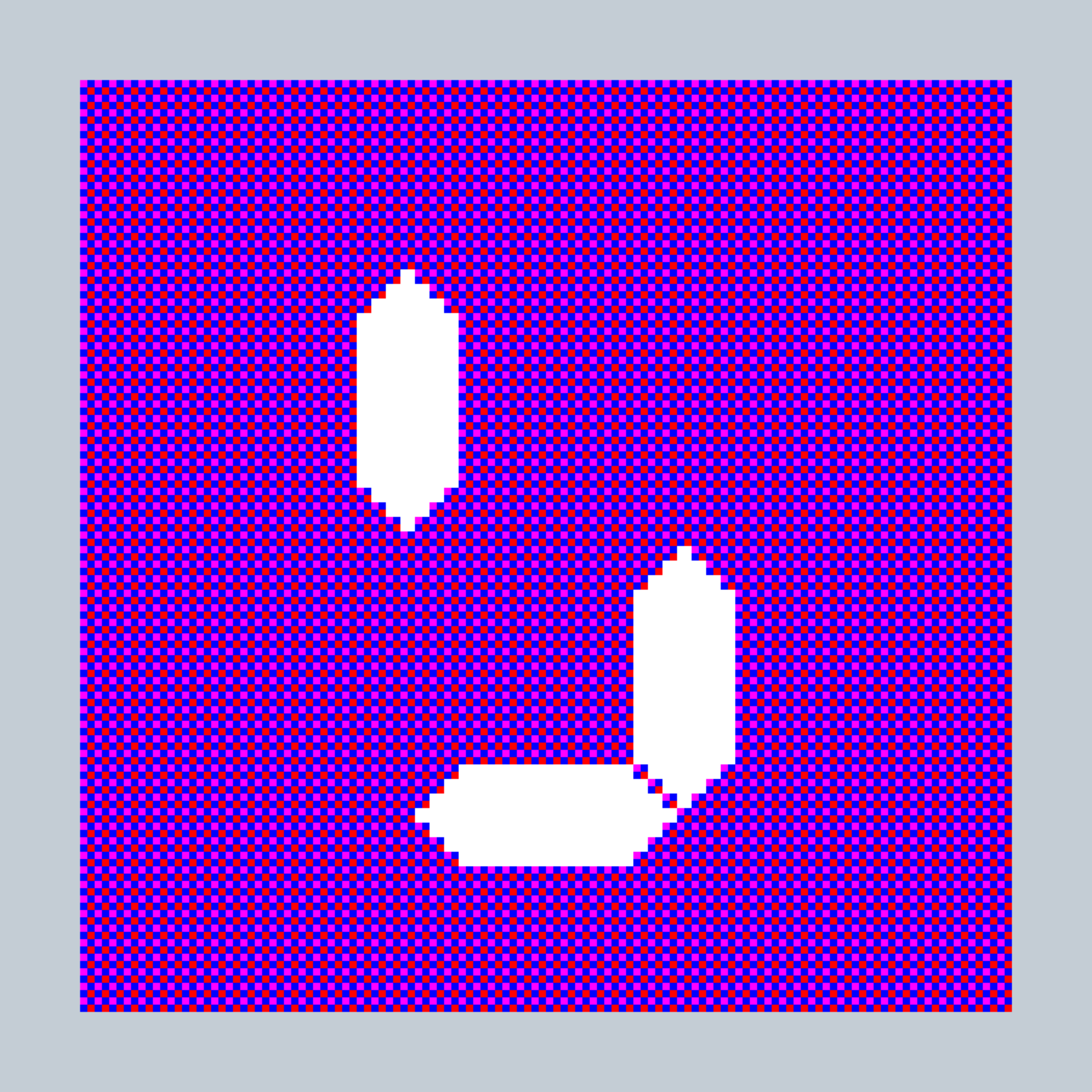 Art Blocks - Art Blocks v2 - 27-Bit Digital #989 - NFT # 21000989