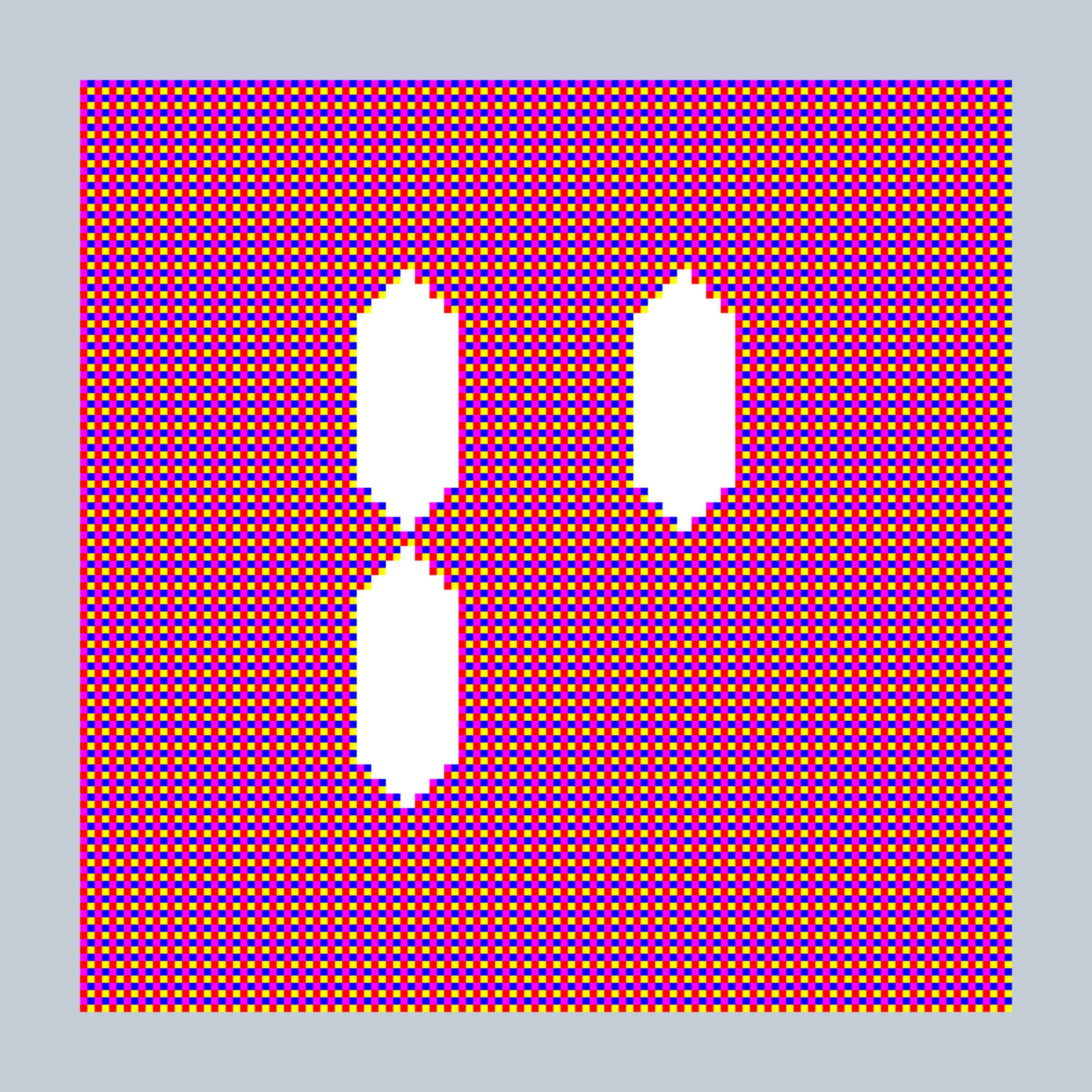 Art Blocks - Art Blocks v2 - 27-Bit Digital #990 - NFT # 21000990