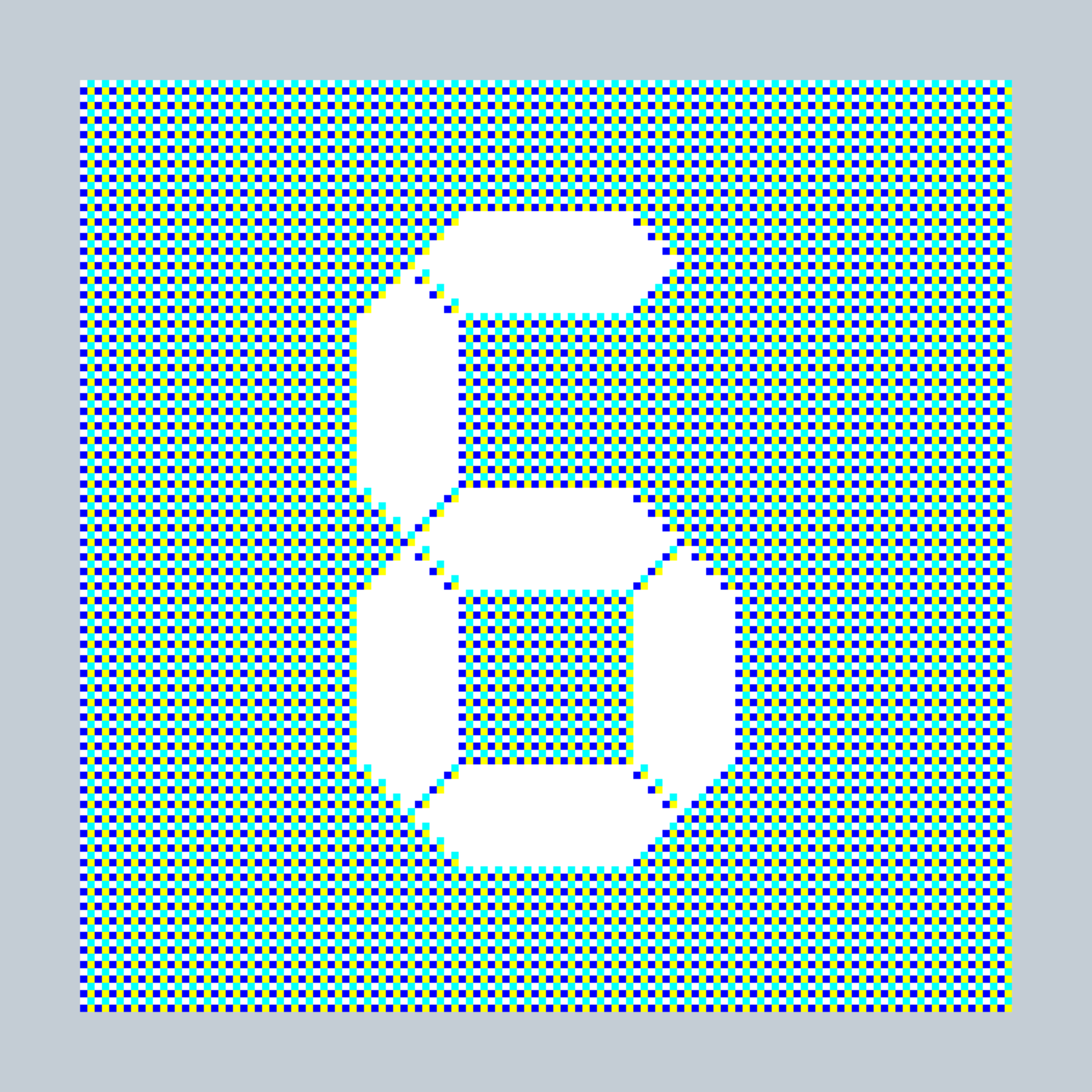 Art Blocks - Art Blocks v2 - 27-Bit Digital #1007 - NFT # 21001007