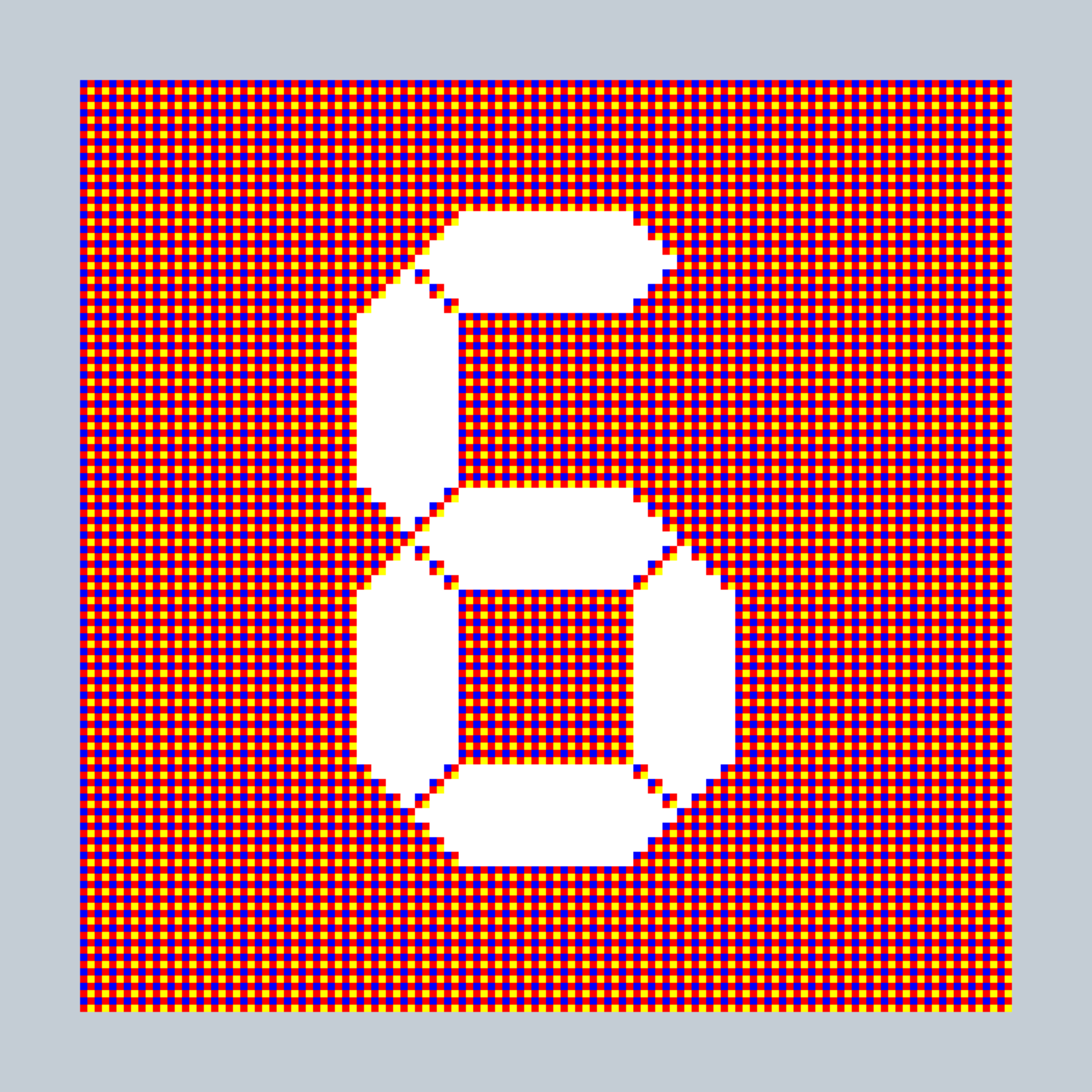 Art Blocks - Art Blocks v2 - 27-Bit Digital #1008 - NFT # 21001008