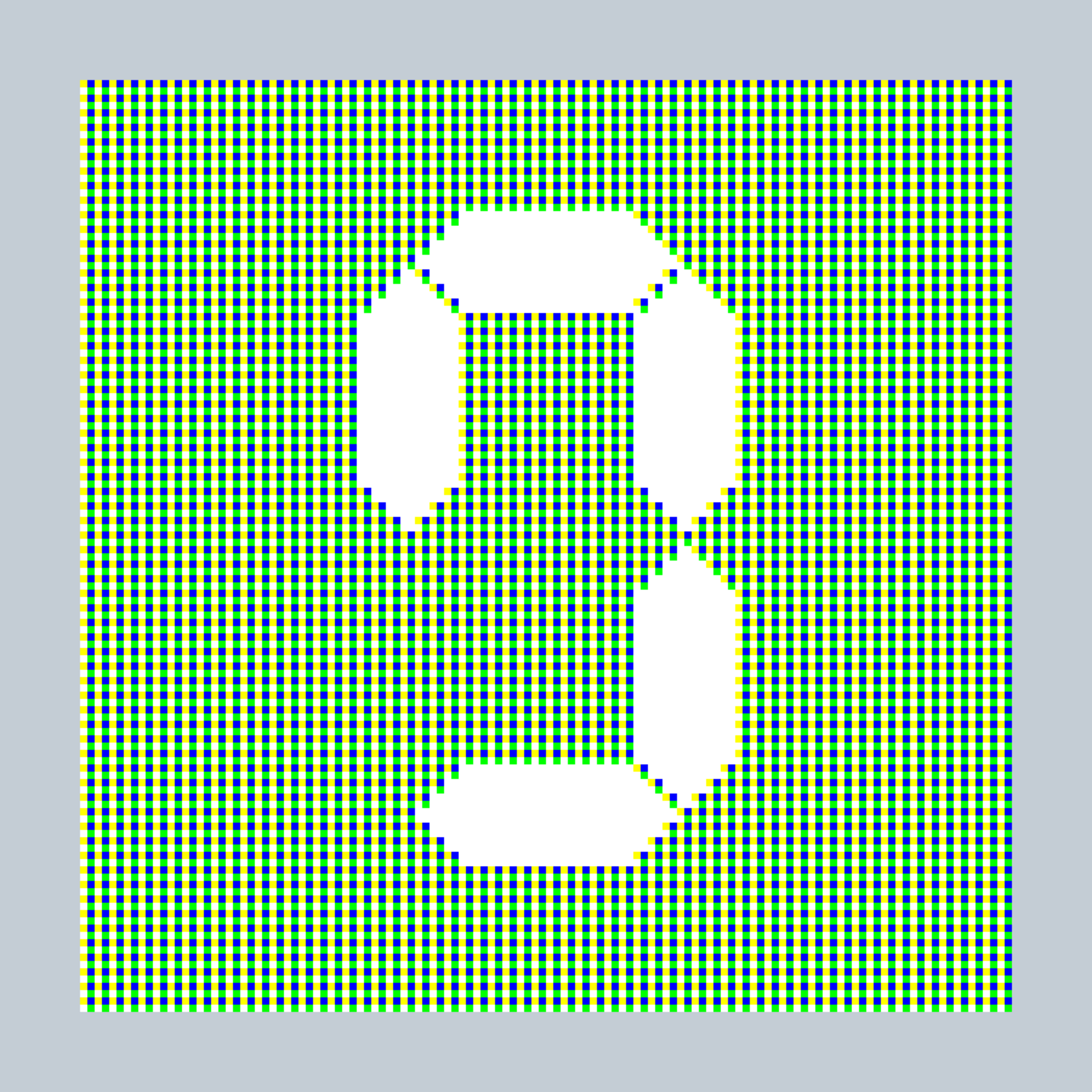 Art Blocks - Art Blocks v2 - 27-Bit Digital #1013 - NFT # 21001013