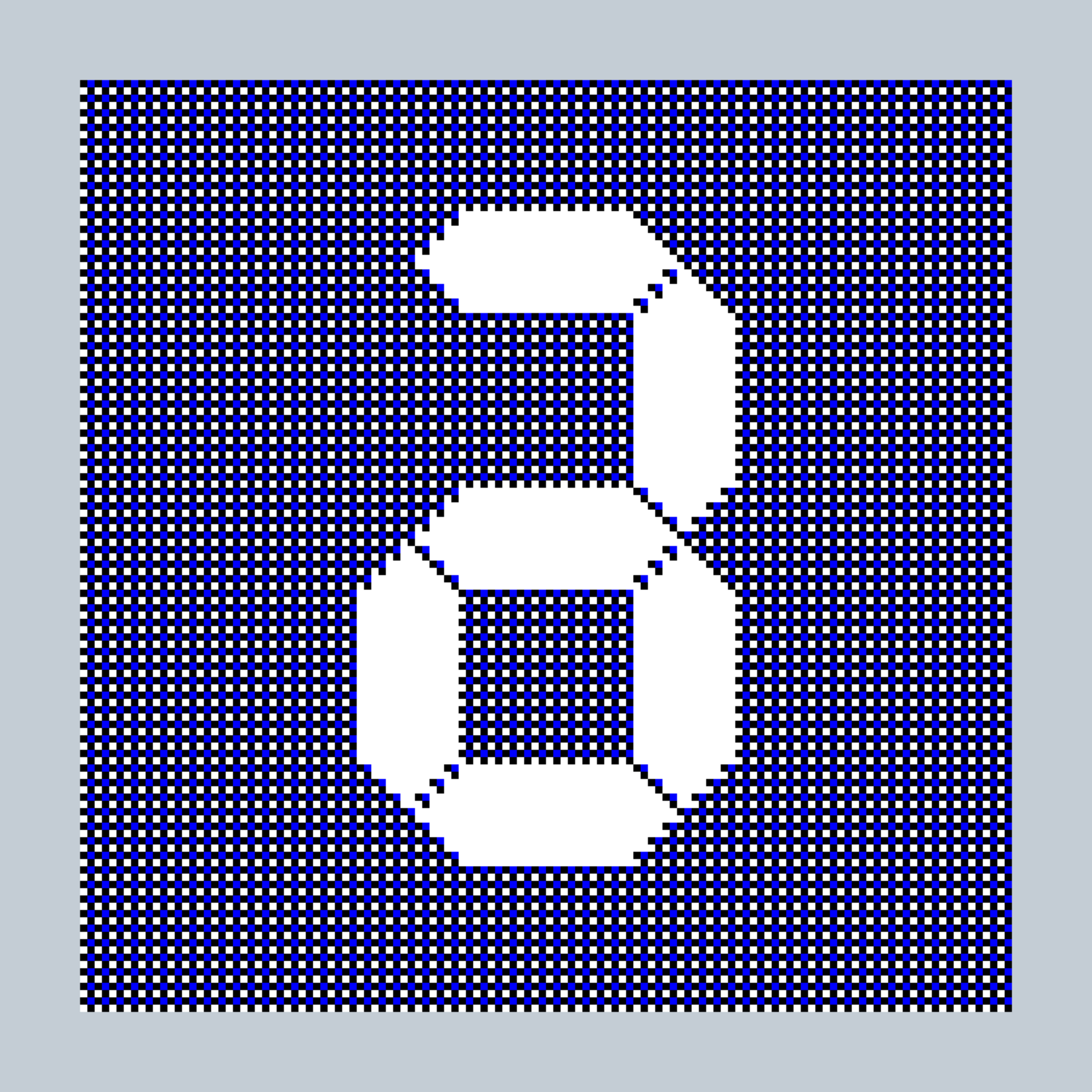 Art Blocks - Art Blocks v2 - 27-Bit Digital #1015 - NFT # 21001015