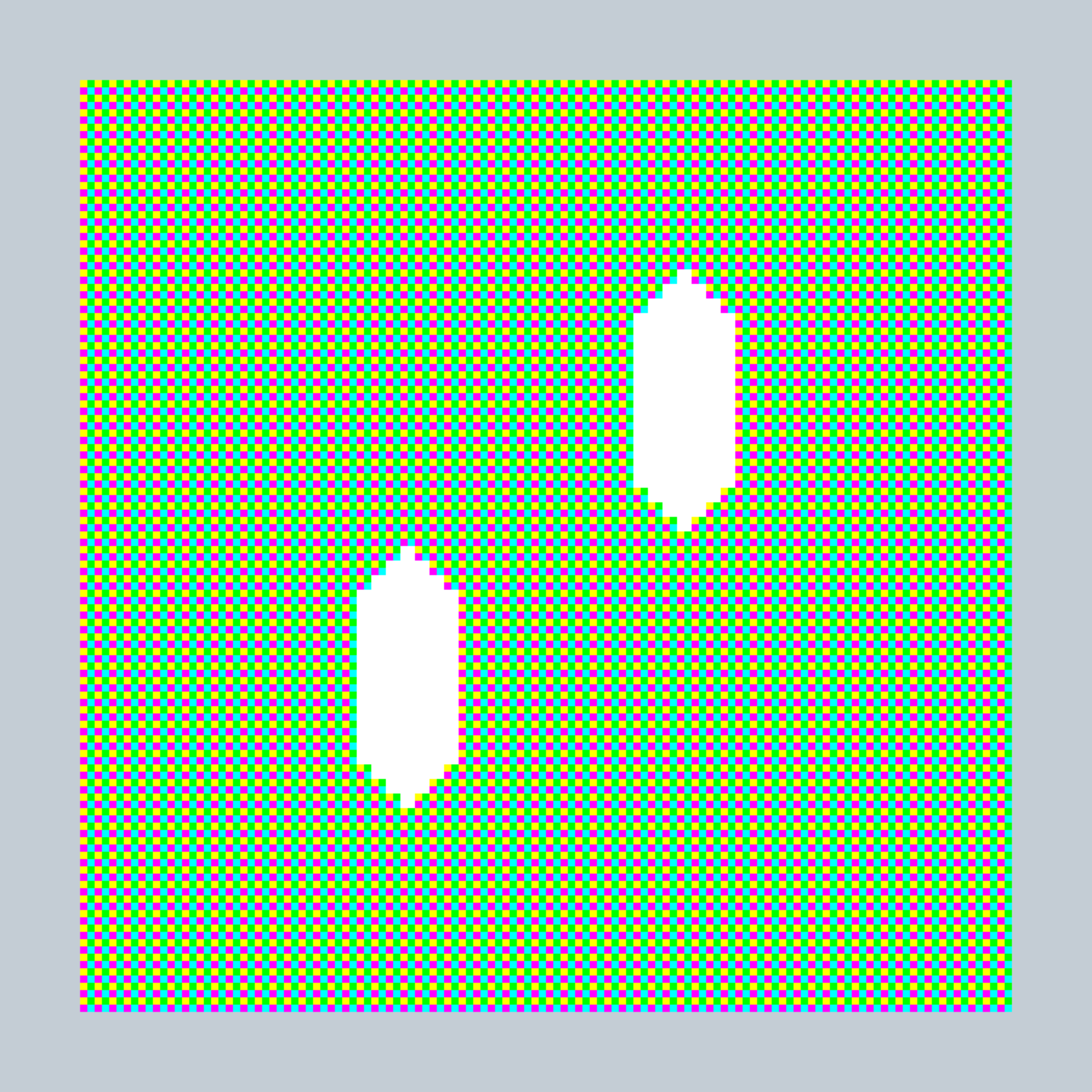 Art Blocks - Art Blocks v2 - 27-Bit Digital #1016 - NFT # 21001016