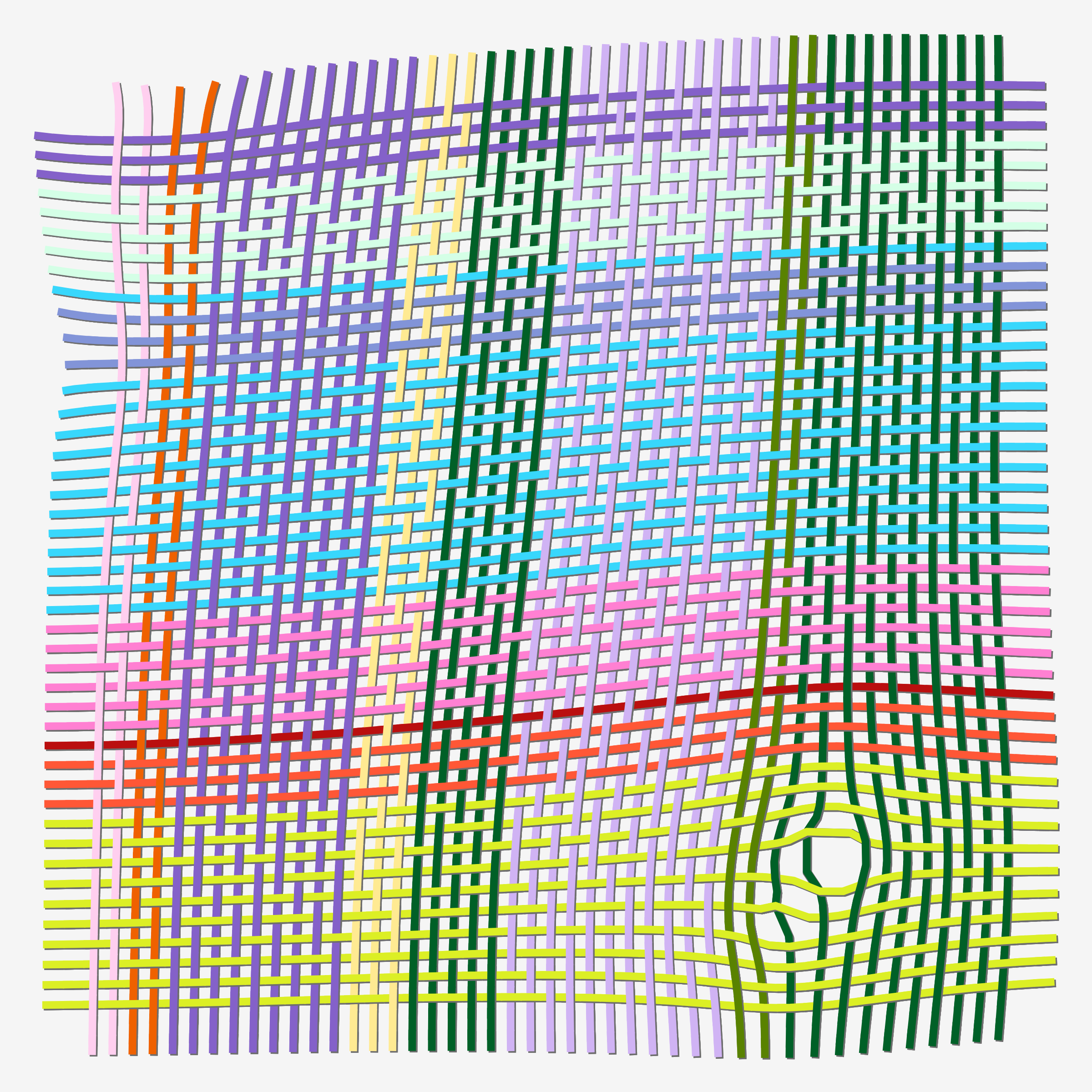 Art Blocks - Art Blocks v2 - Loom #26 - NFT # 213000026