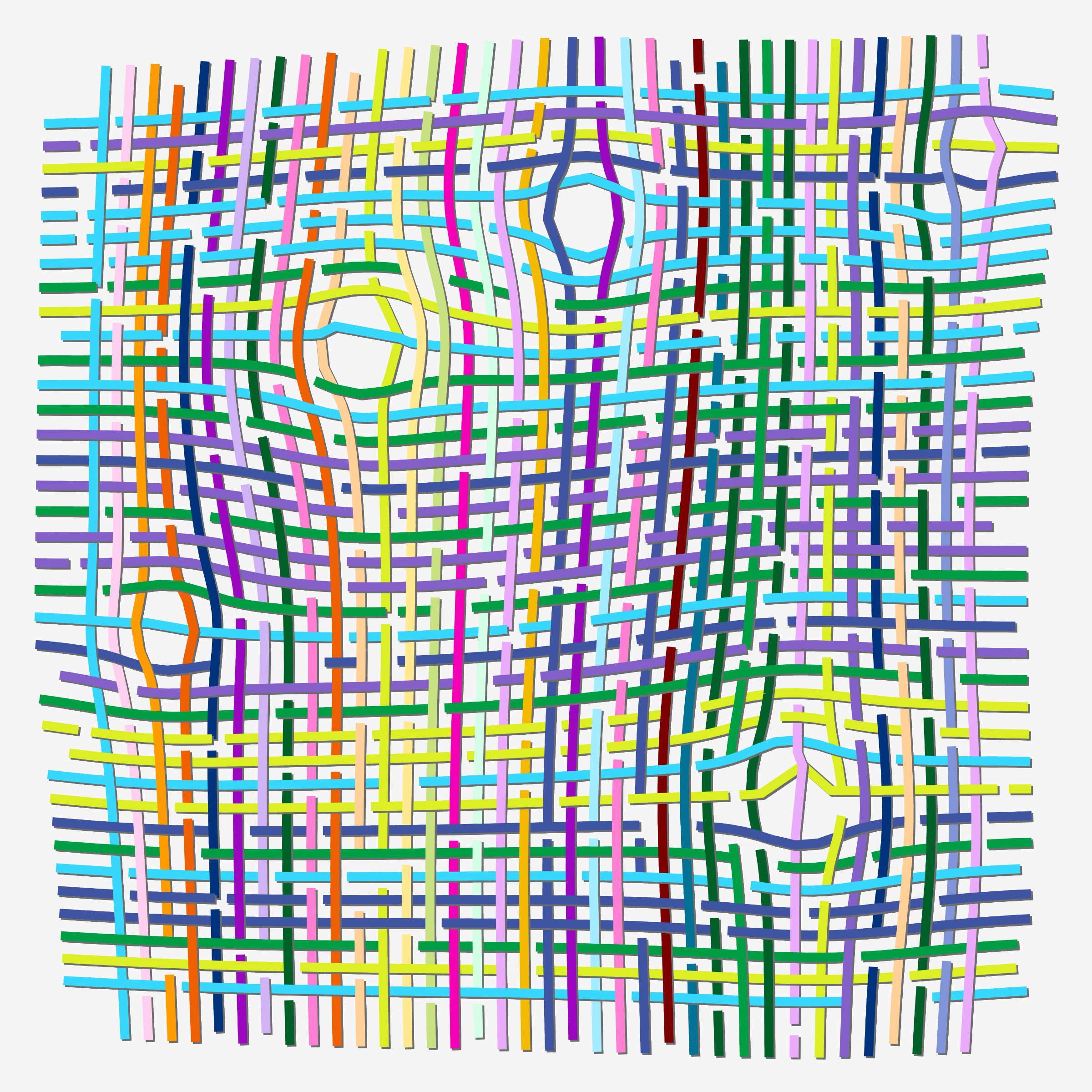 Art Blocks - Art Blocks v2 - Loom #76 - NFT # 213000076