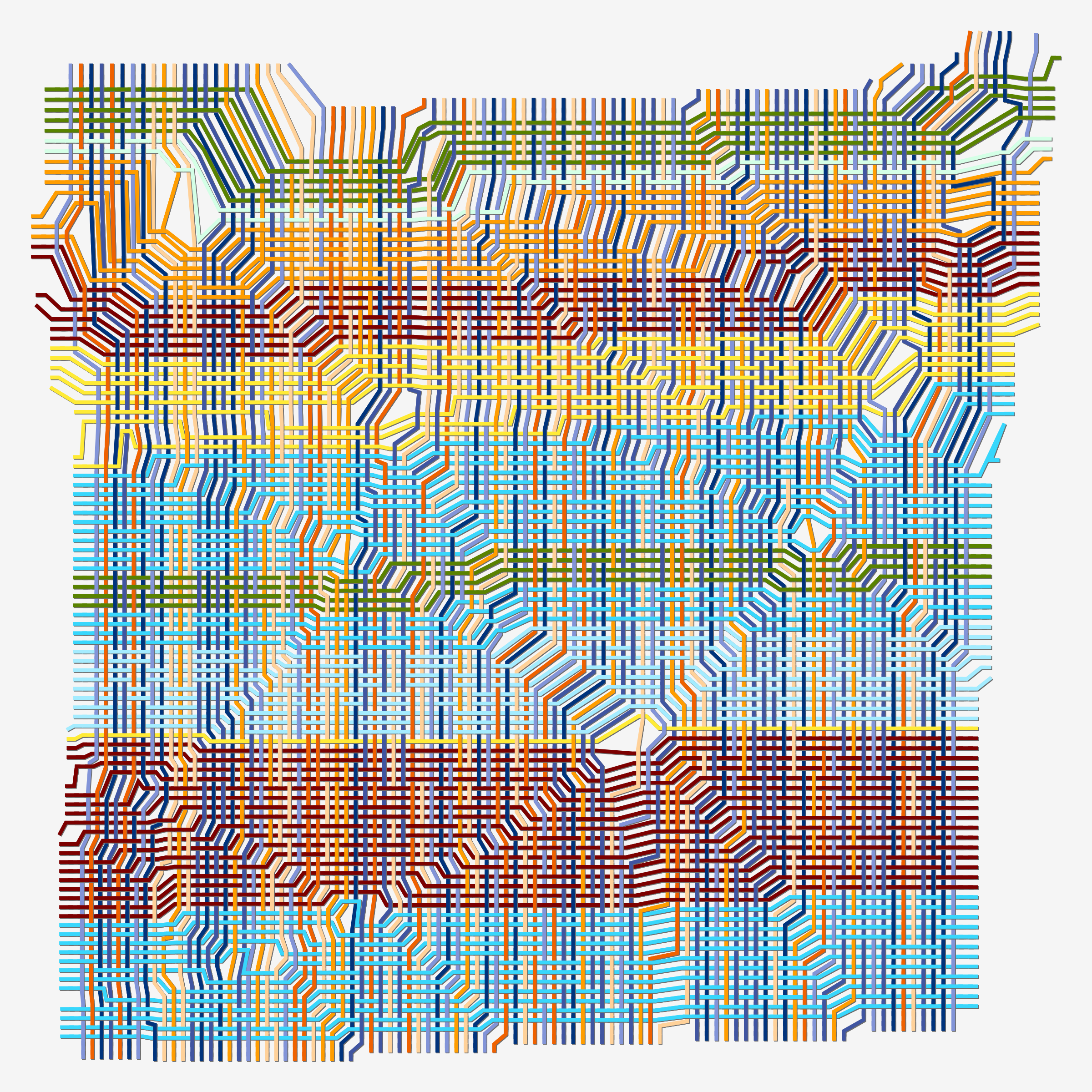 Art Blocks - Art Blocks v2 - Loom #77 - NFT # 213000077