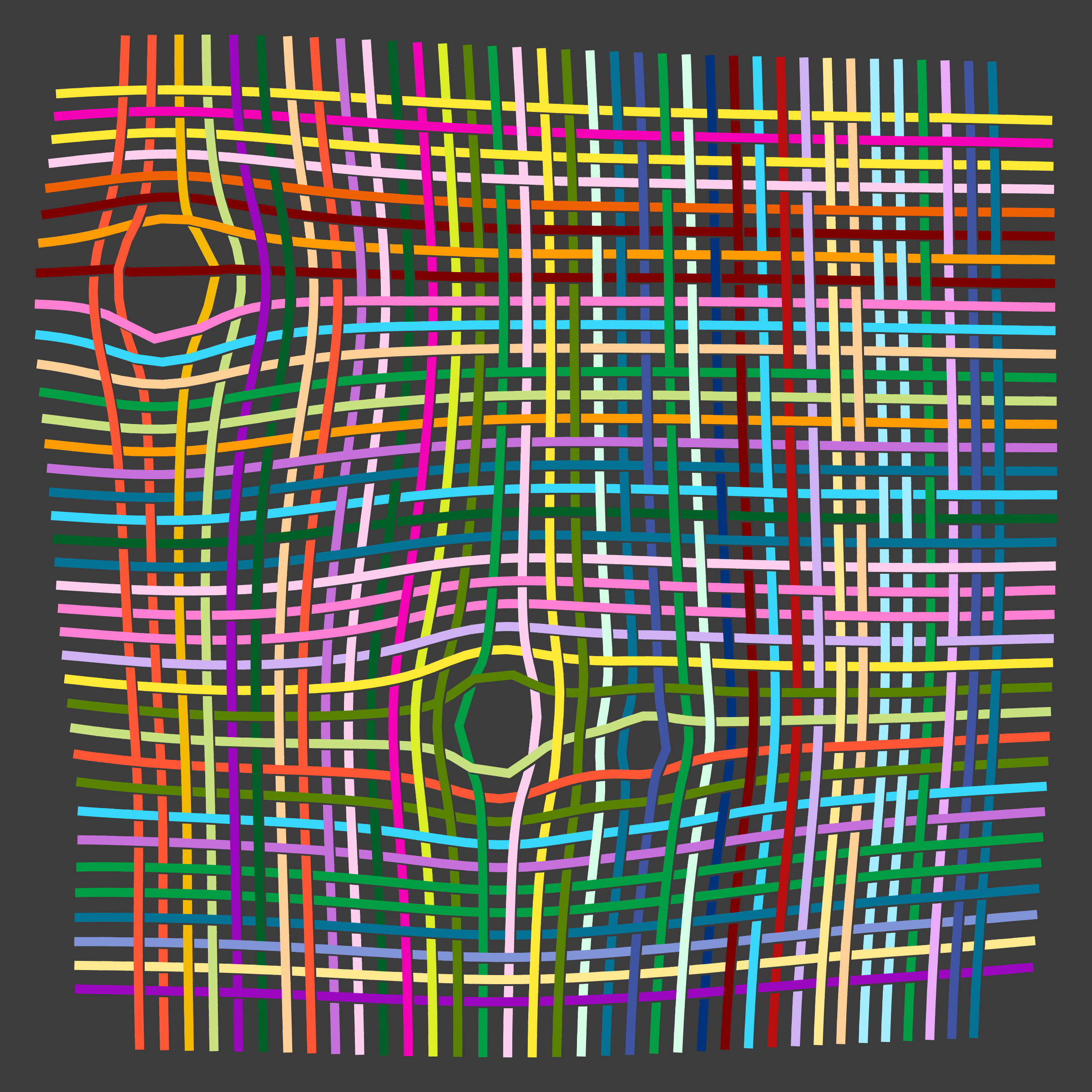 Art Blocks - Art Blocks v2 - Loom #91 - NFT # 213000091