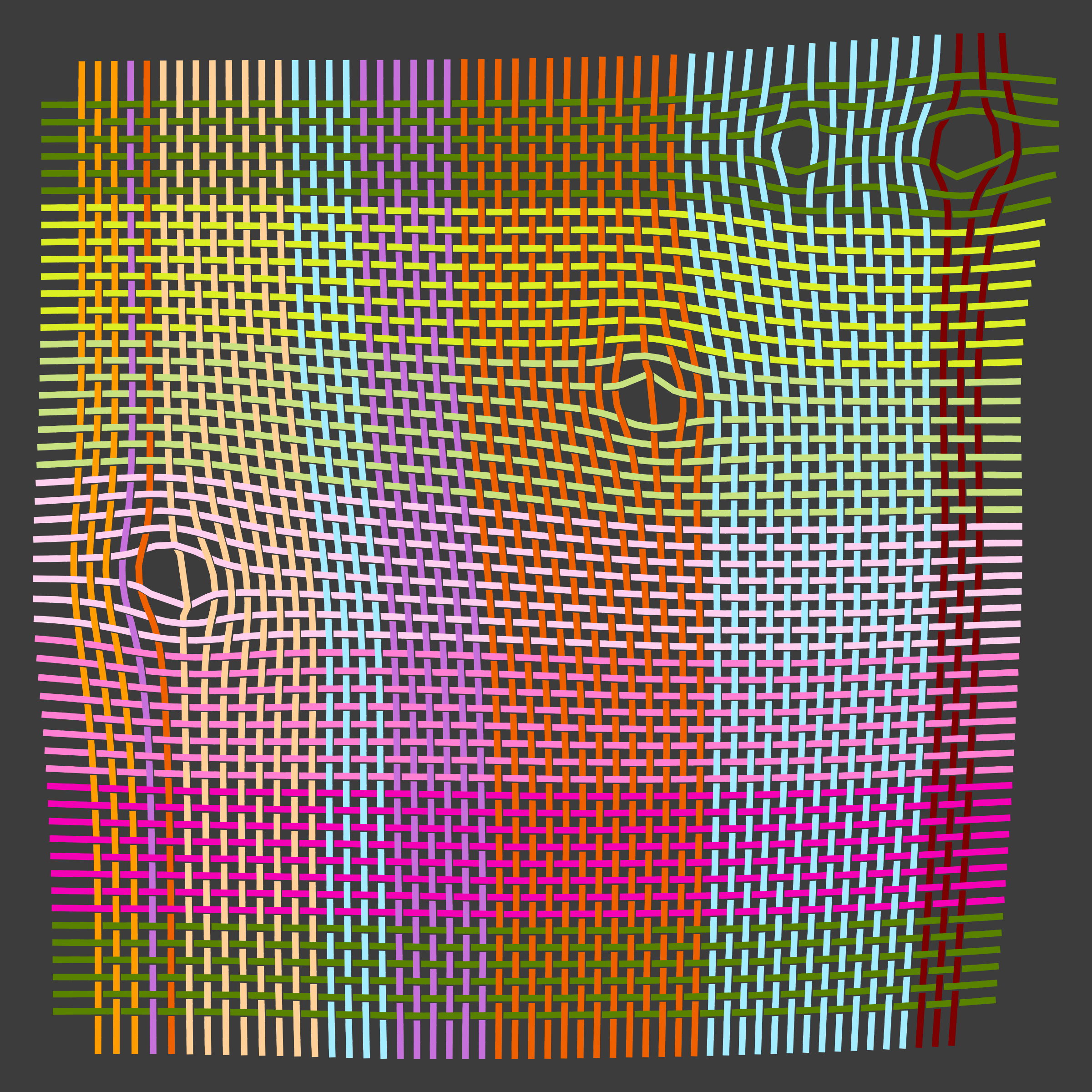 Art Blocks - Art Blocks v2 - Loom #182 - NFT # 213000182