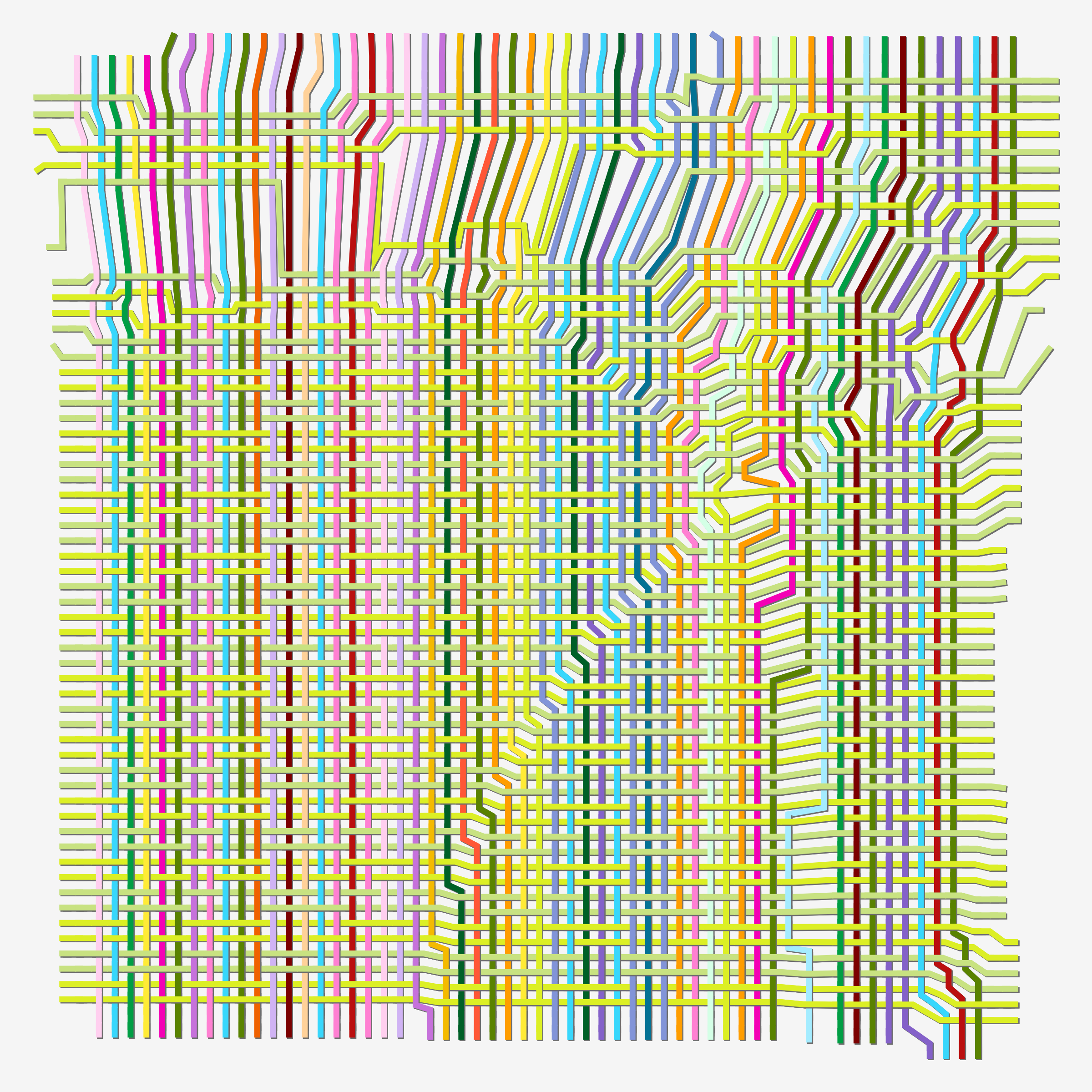 Art Blocks - Art Blocks v2 - Loom #186 - NFT # 213000186