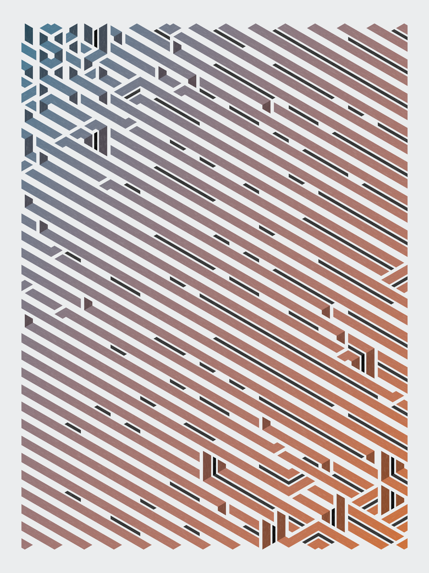 Art Blocks - Art Blocks v2 - Bent #25 - NFT # 214000025