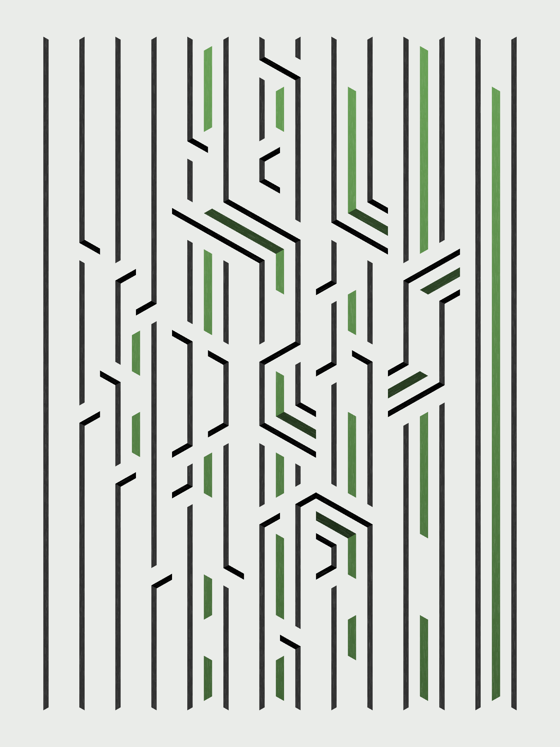 Art Blocks - Art Blocks v2 - Bent #38 - NFT # 214000038