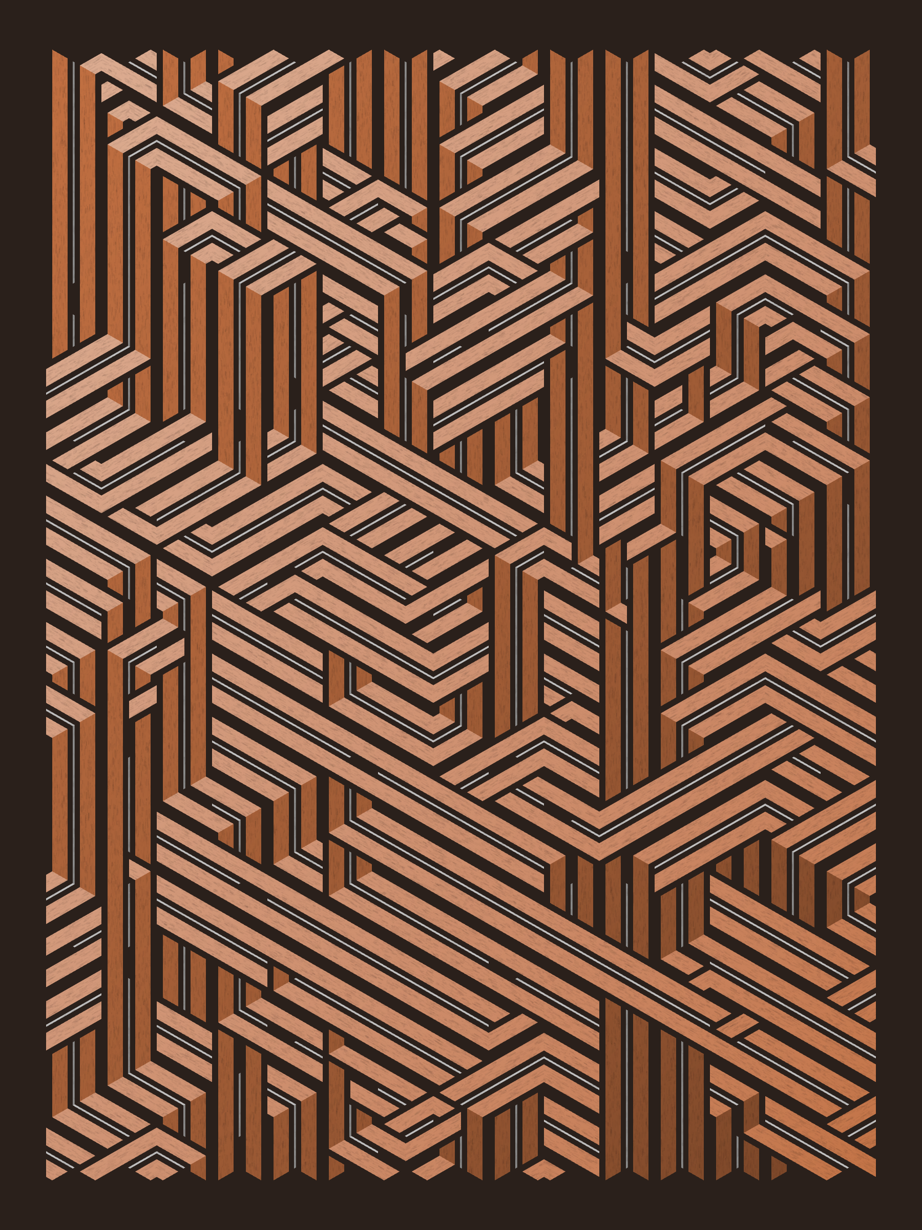 Art Blocks - Art Blocks v2 - Bent #41 - NFT # 214000041