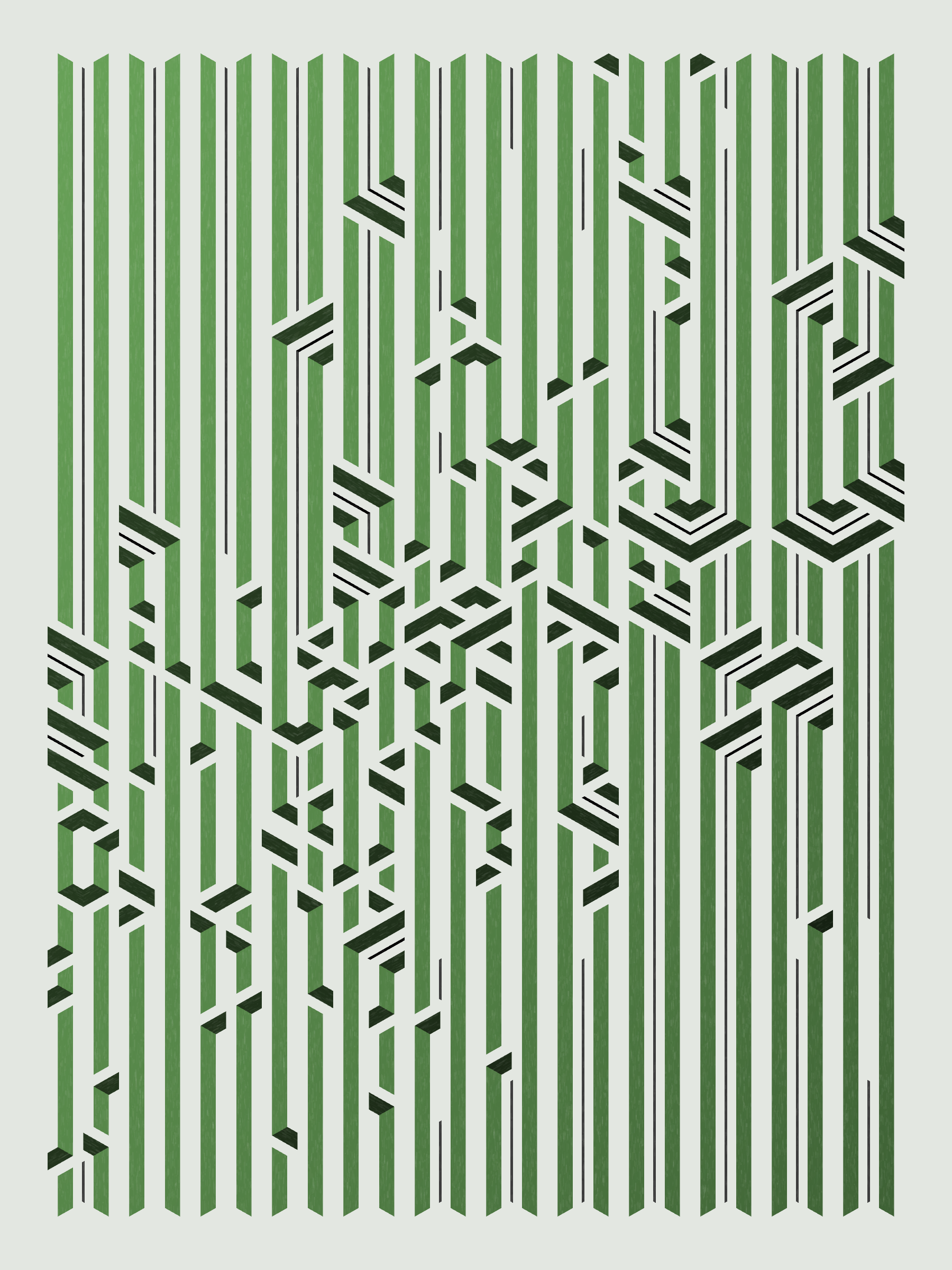 Art Blocks - Art Blocks v2 - Bent #45 - NFT # 214000045