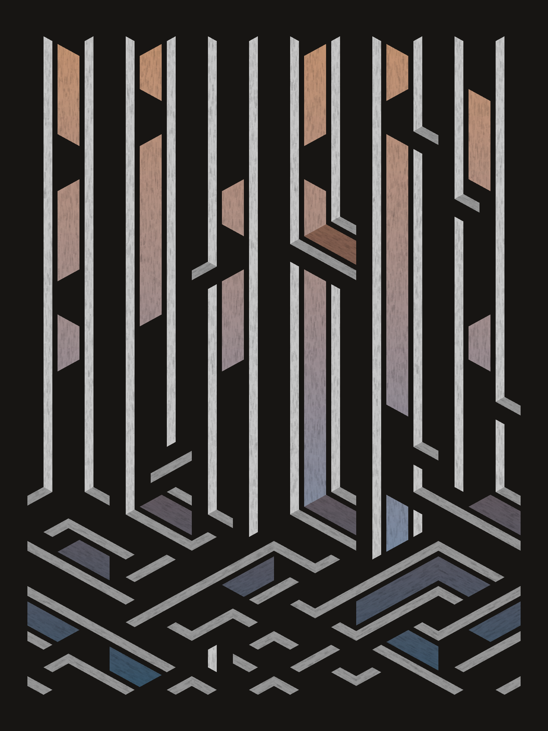 Art Blocks - Art Blocks v2 - Bent #53 - NFT # 214000053