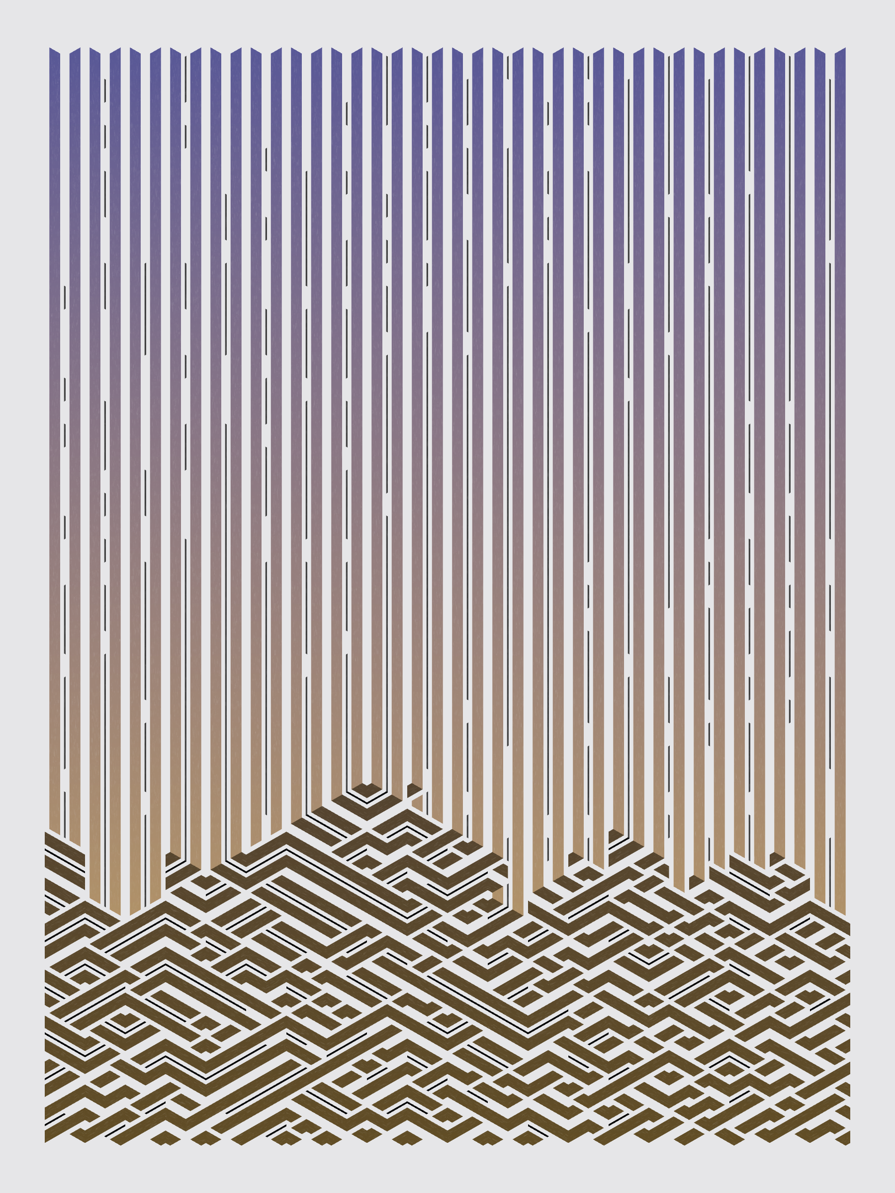 Art Blocks - Art Blocks v2 - Bent #76 - NFT # 214000076