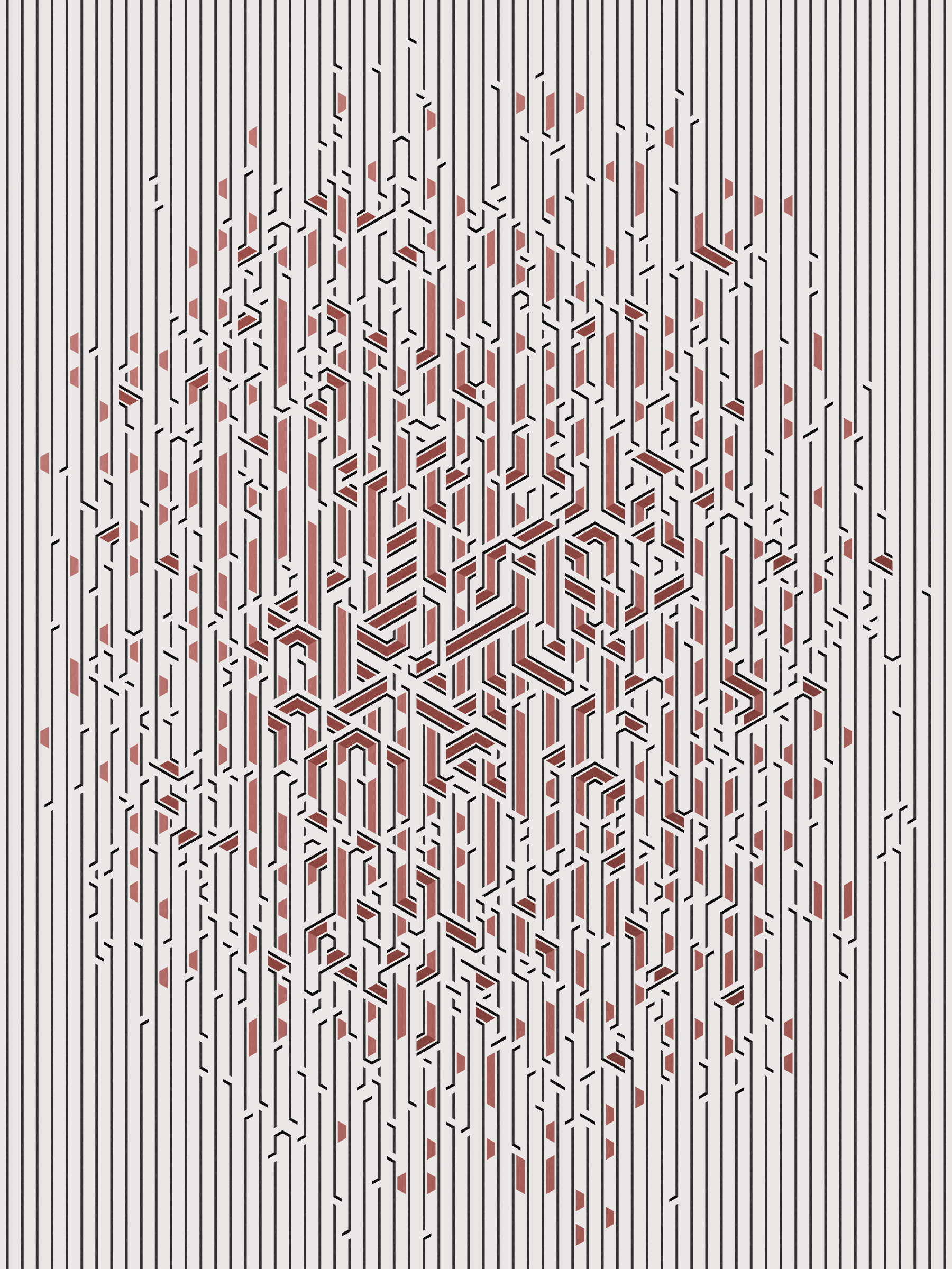 Art Blocks - Art Blocks v2 - Bent #92 - NFT # 214000092