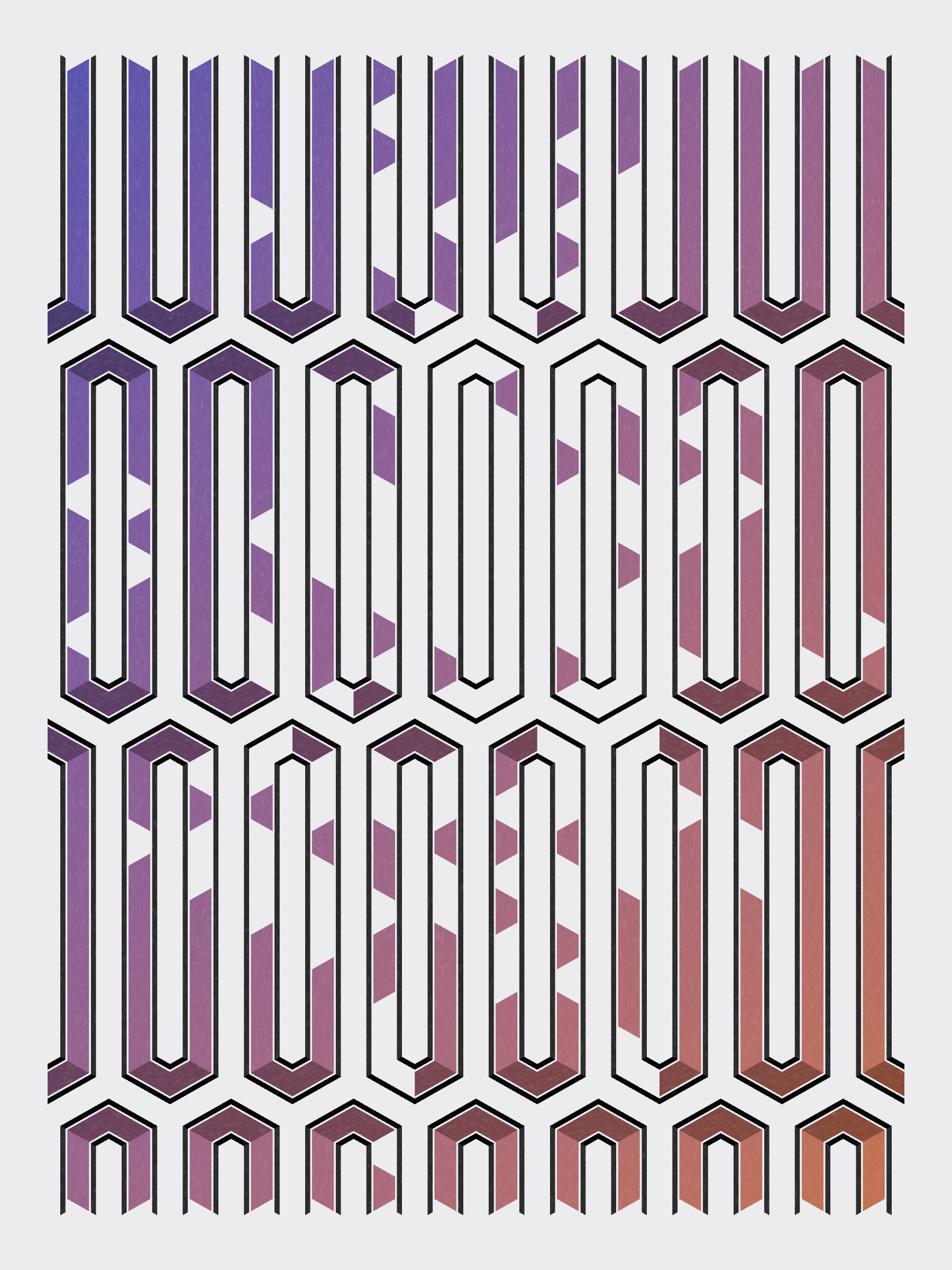 Art Blocks - Art Blocks v2 - Bent #110 - NFT # 214000110