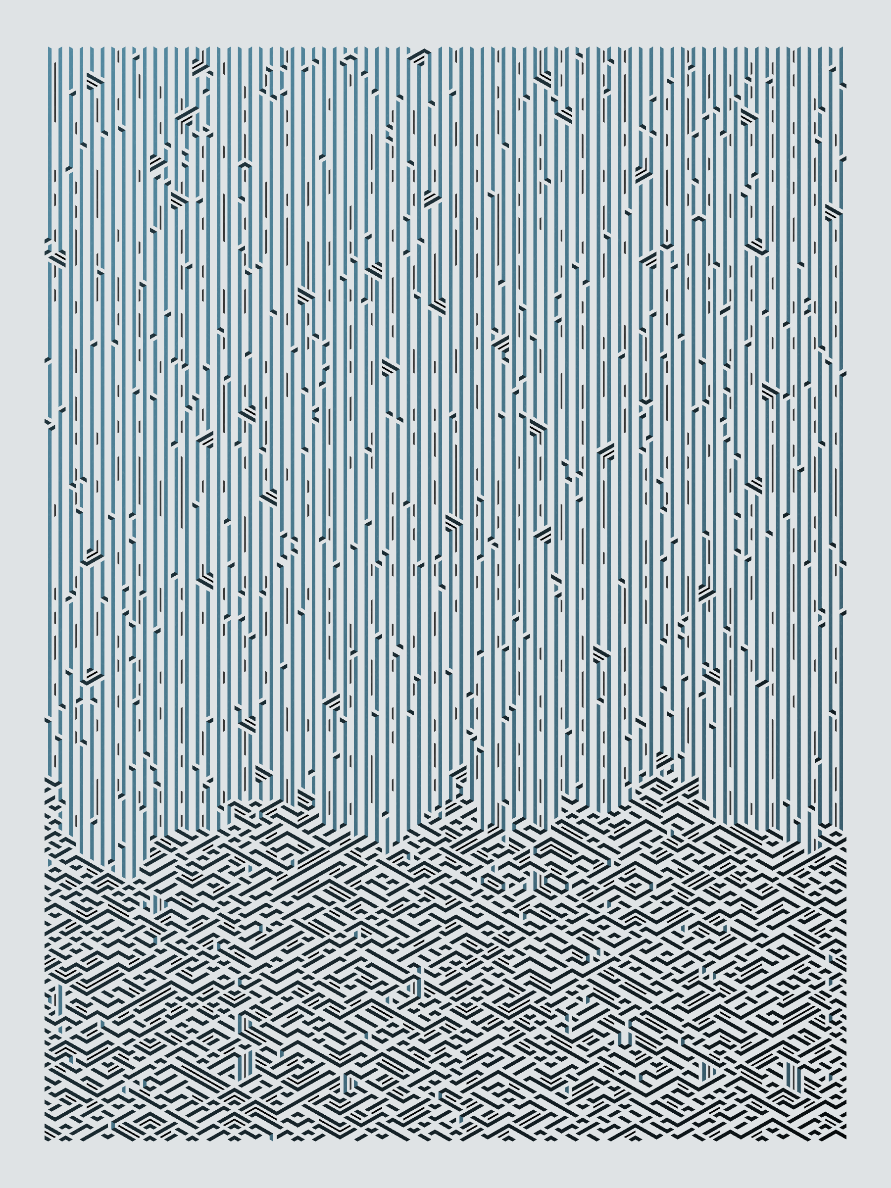 Art Blocks - Art Blocks v2 - Bent #142 - NFT # 214000142