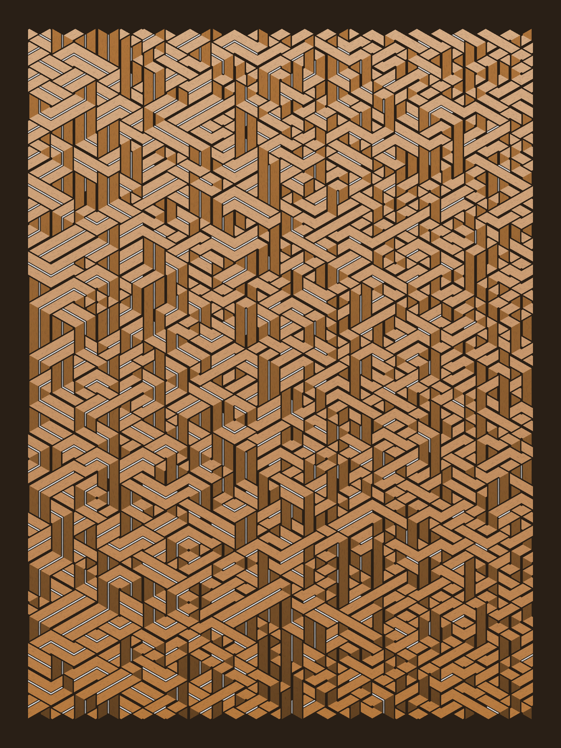 Art Blocks - Art Blocks v2 - Bent #194 - NFT # 214000194