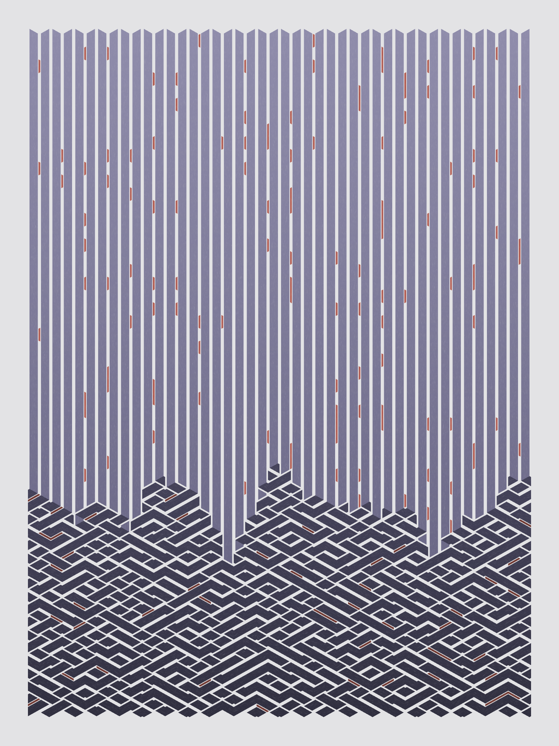 Art Blocks - Art Blocks v2 - Bent #203 - NFT # 214000203