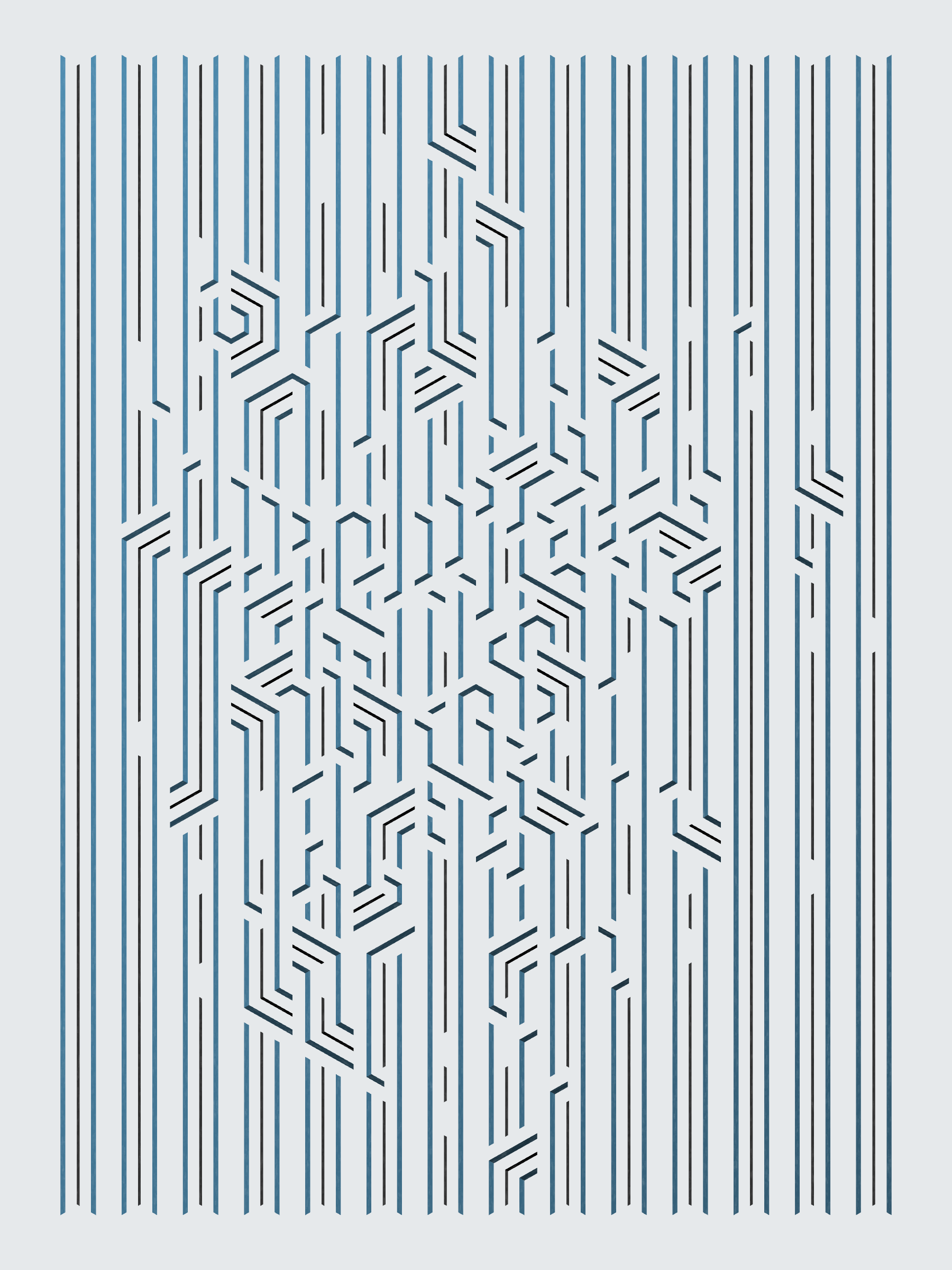 Art Blocks - Art Blocks v2 - Bent #210 - NFT # 214000210