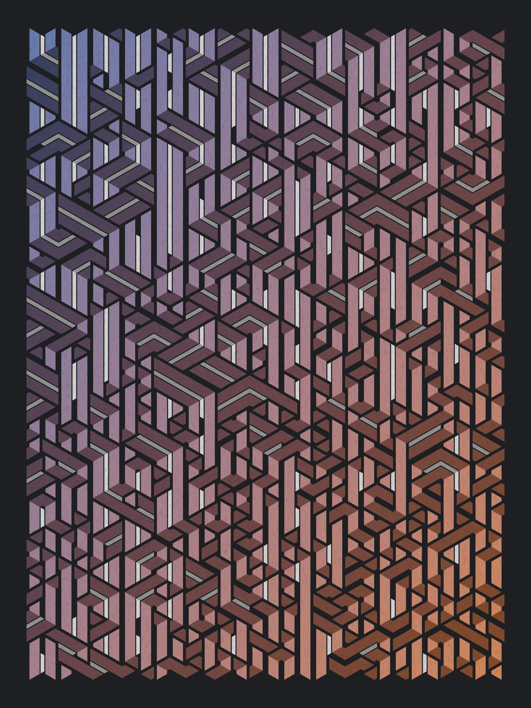 Art Blocks - Art Blocks v2 - Bent #221 - NFT # 214000221