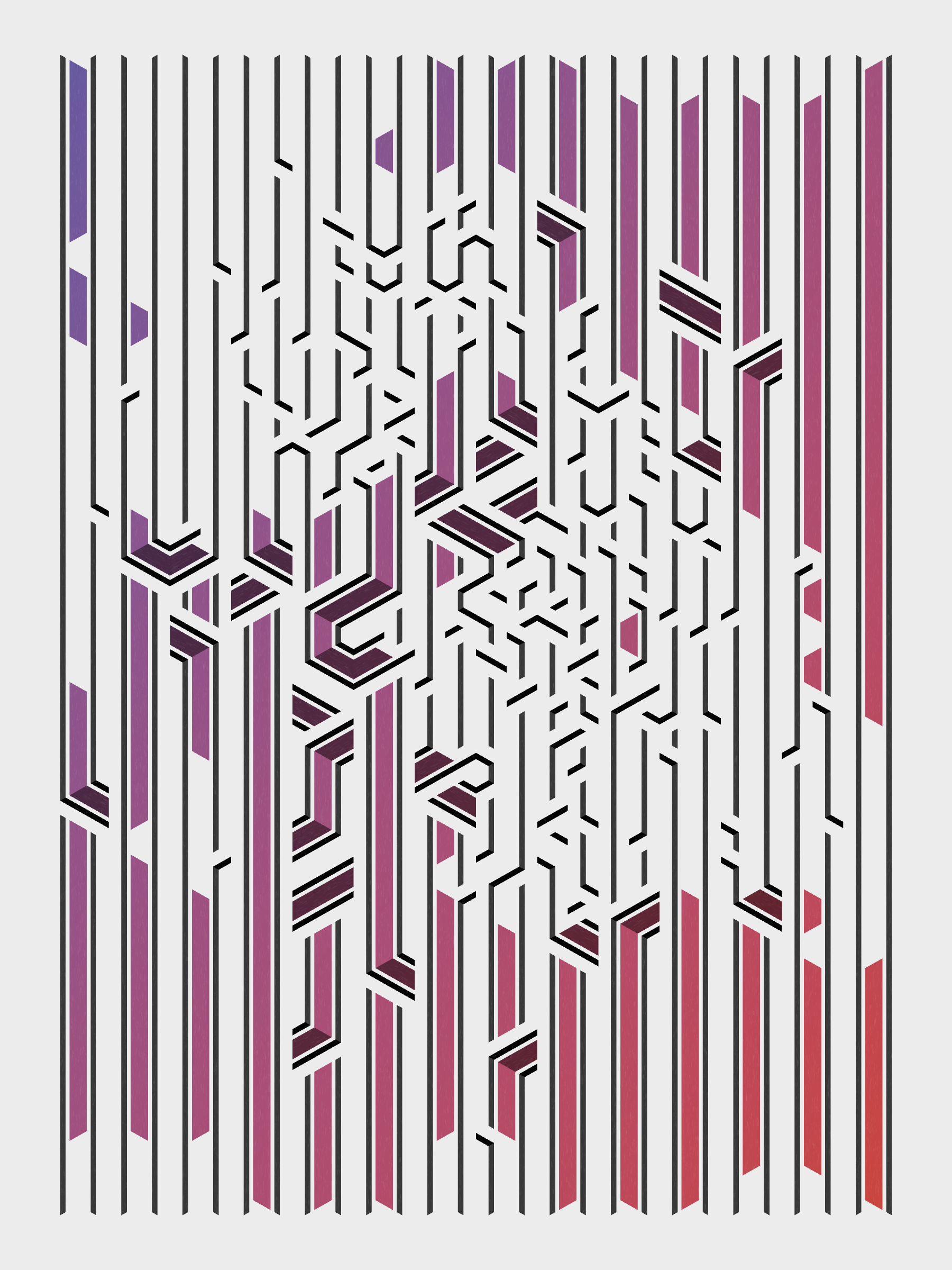 Art Blocks - Art Blocks v2 - Bent #240 - NFT # 214000240