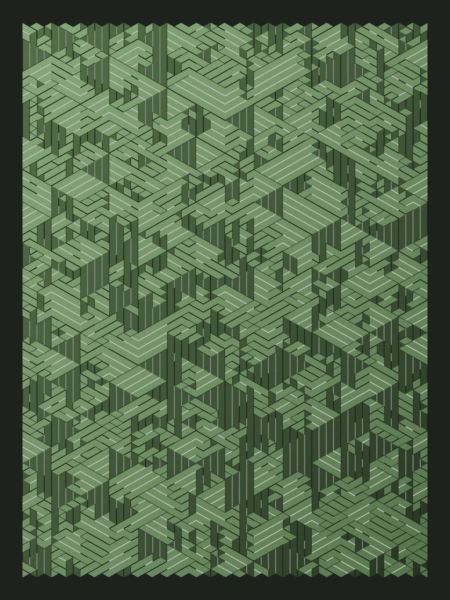 Art Blocks - Art Blocks v2 - Bent #245 - NFT # 214000245