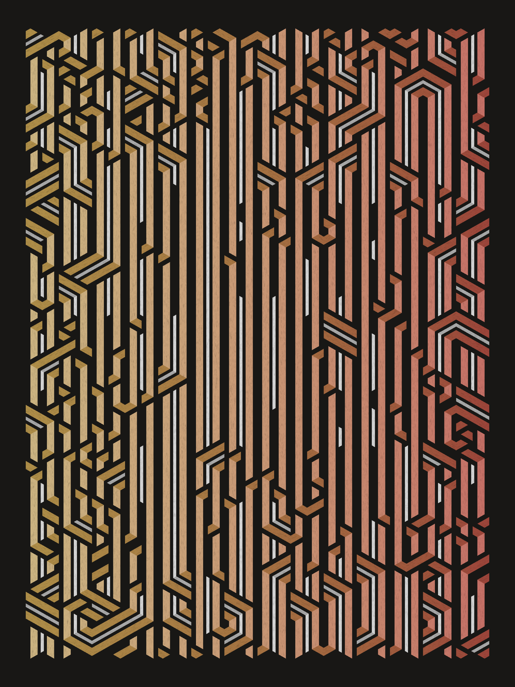 Art Blocks - Art Blocks v2 - Bent #254 - NFT # 214000254