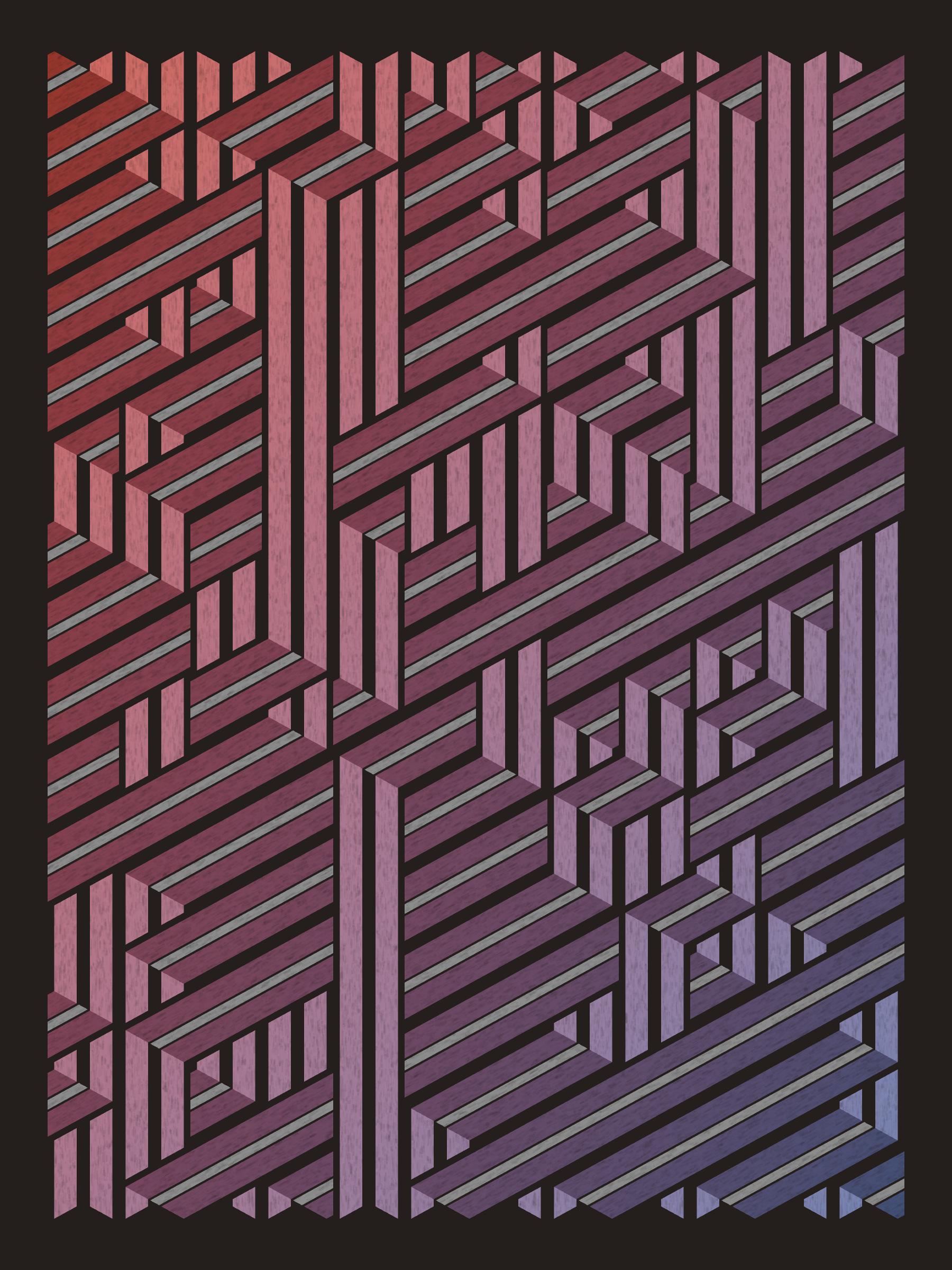 Art Blocks - Art Blocks v2 - Bent #287 - NFT # 214000287