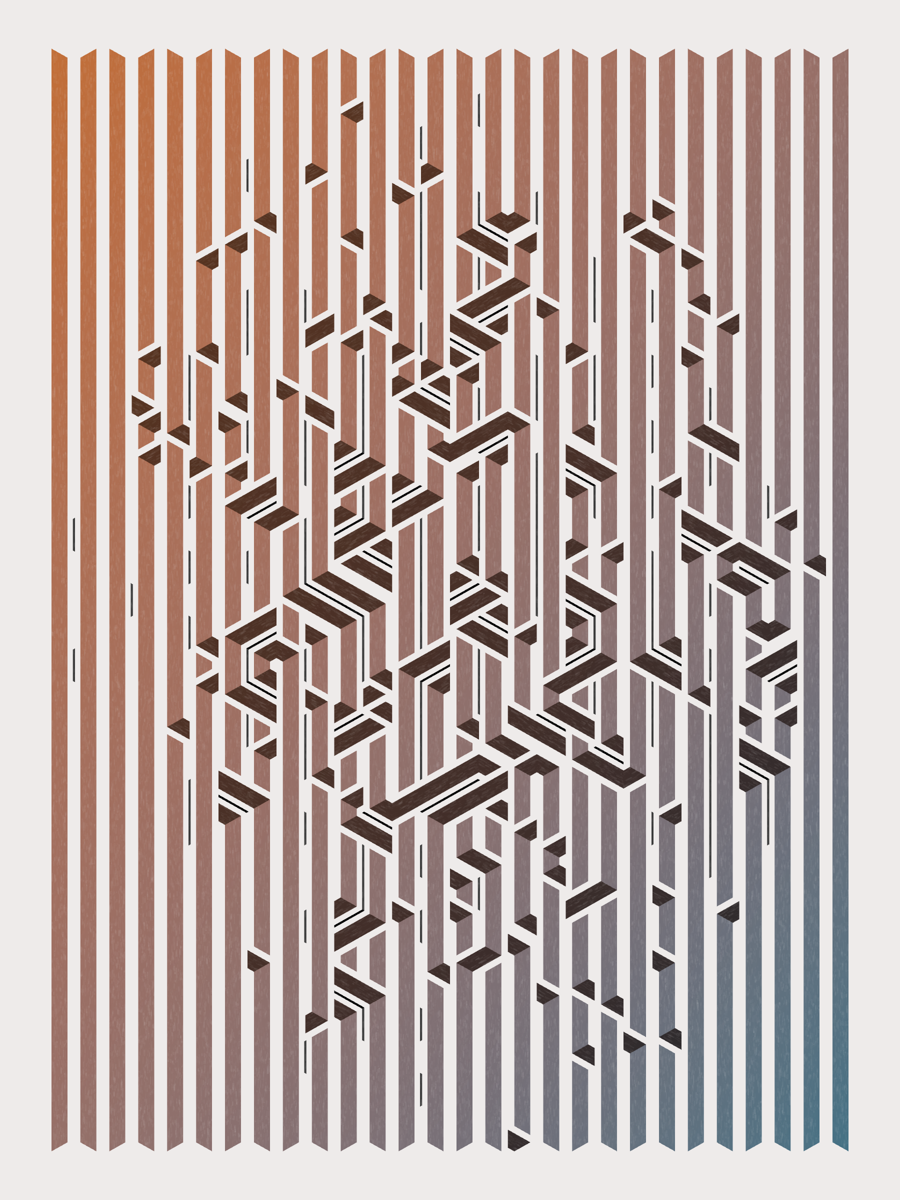 Art Blocks - Art Blocks v2 - Bent #295 - NFT # 214000295