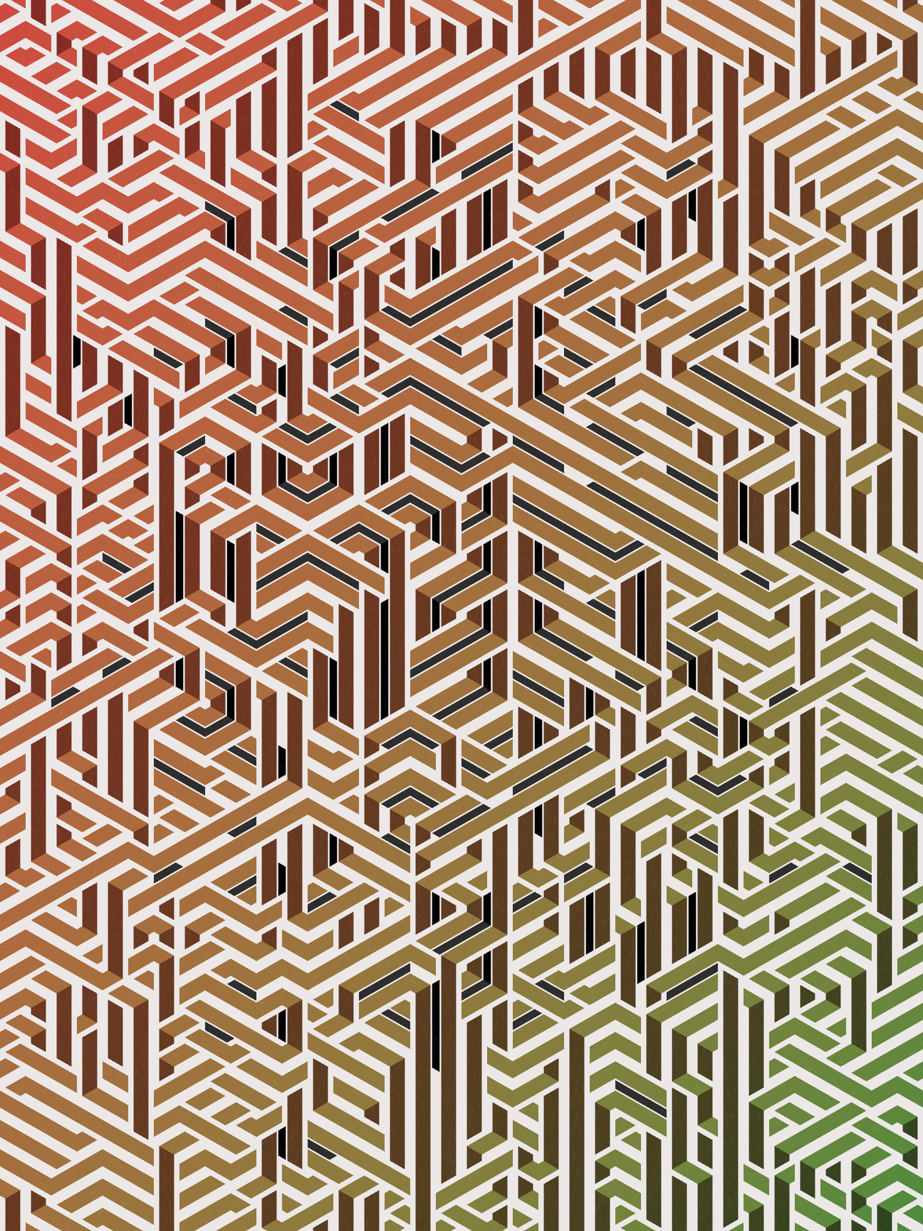 Art Blocks - Art Blocks v2 - Bent #296 - NFT # 214000296