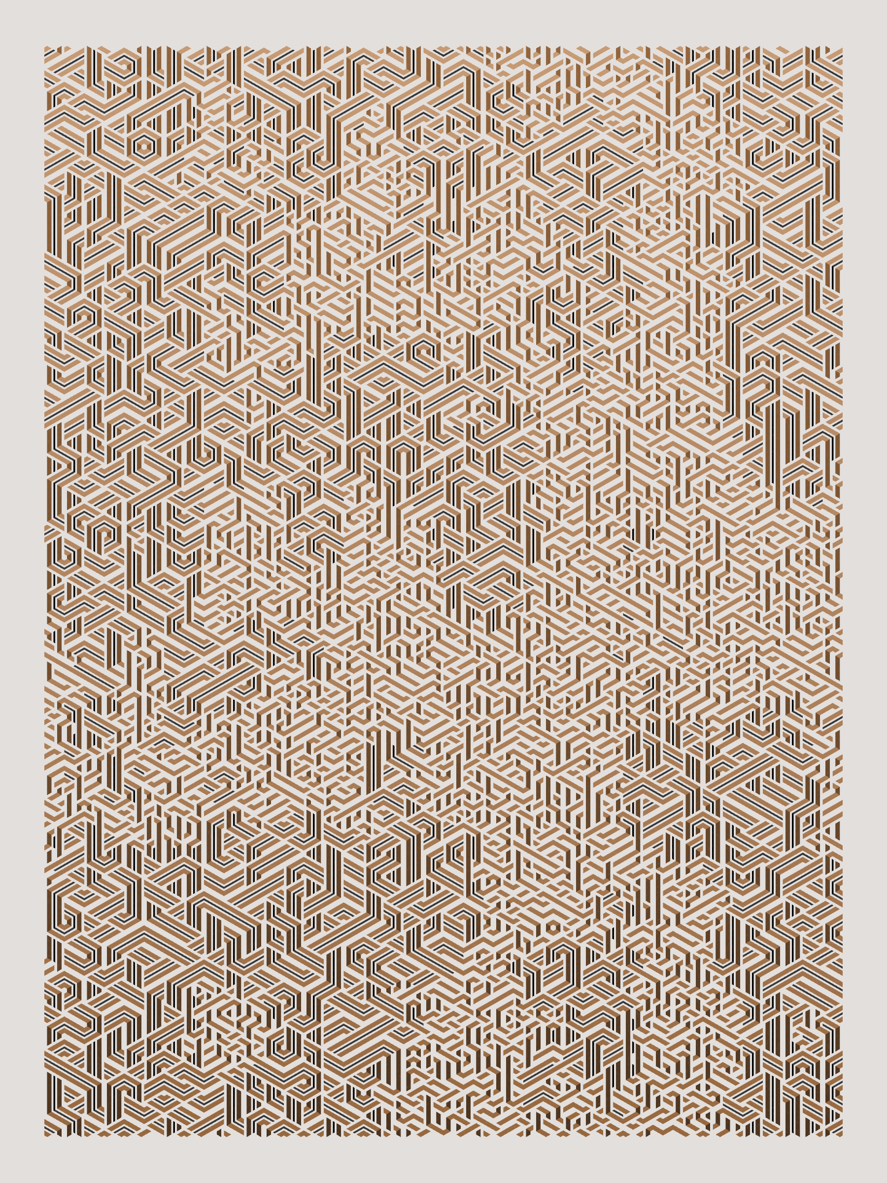 Art Blocks - Art Blocks v2 - Bent #319 - NFT # 214000319