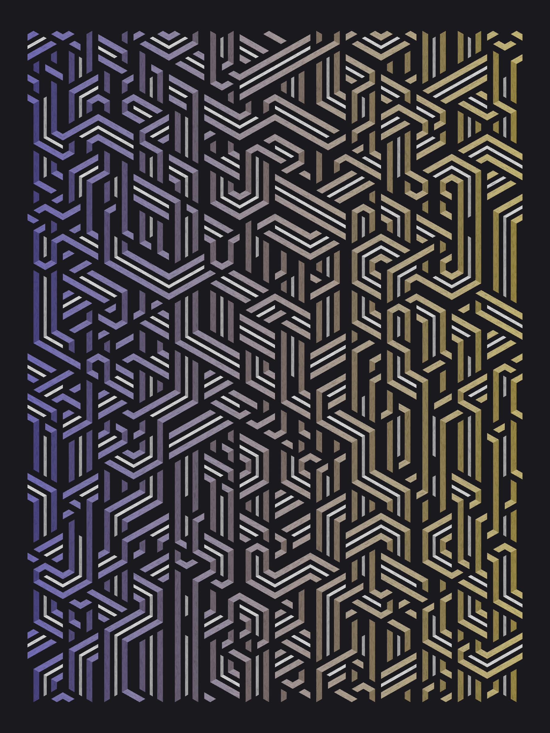 Art Blocks - Art Blocks v2 - Bent #321 - NFT # 214000321