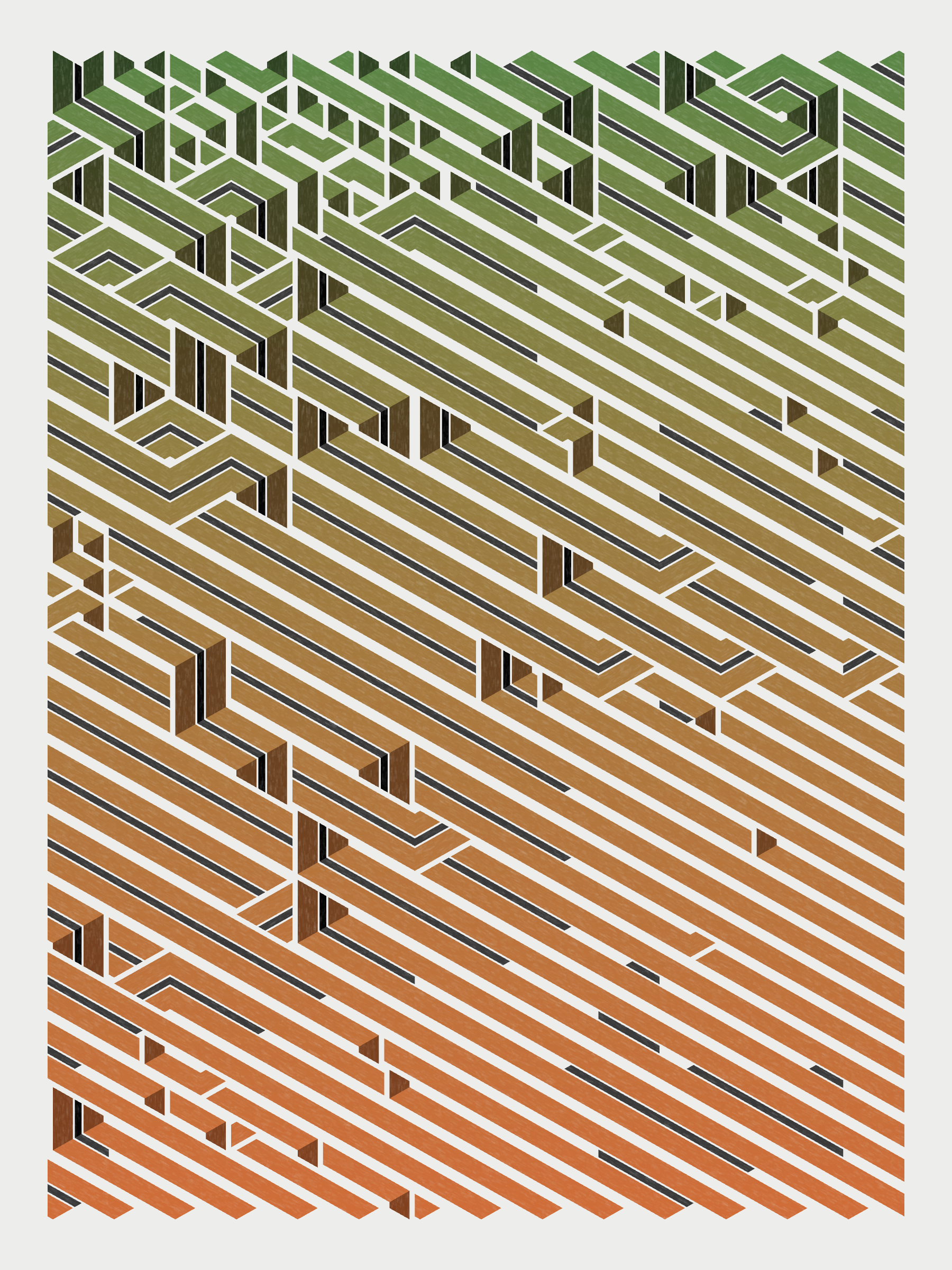 Art Blocks - Art Blocks v2 - Bent #322 - NFT # 214000322
