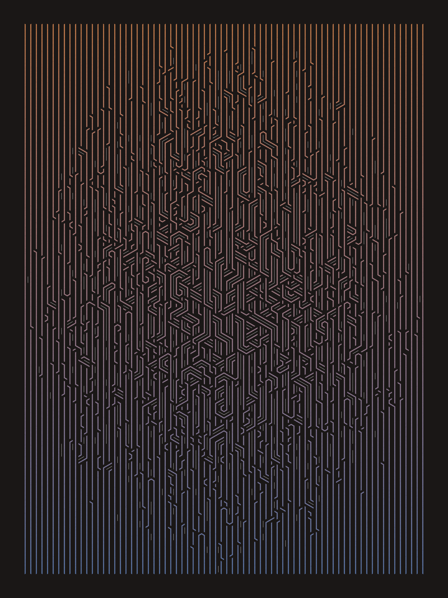 Art Blocks - Art Blocks v2 - Bent #325 - NFT # 214000325