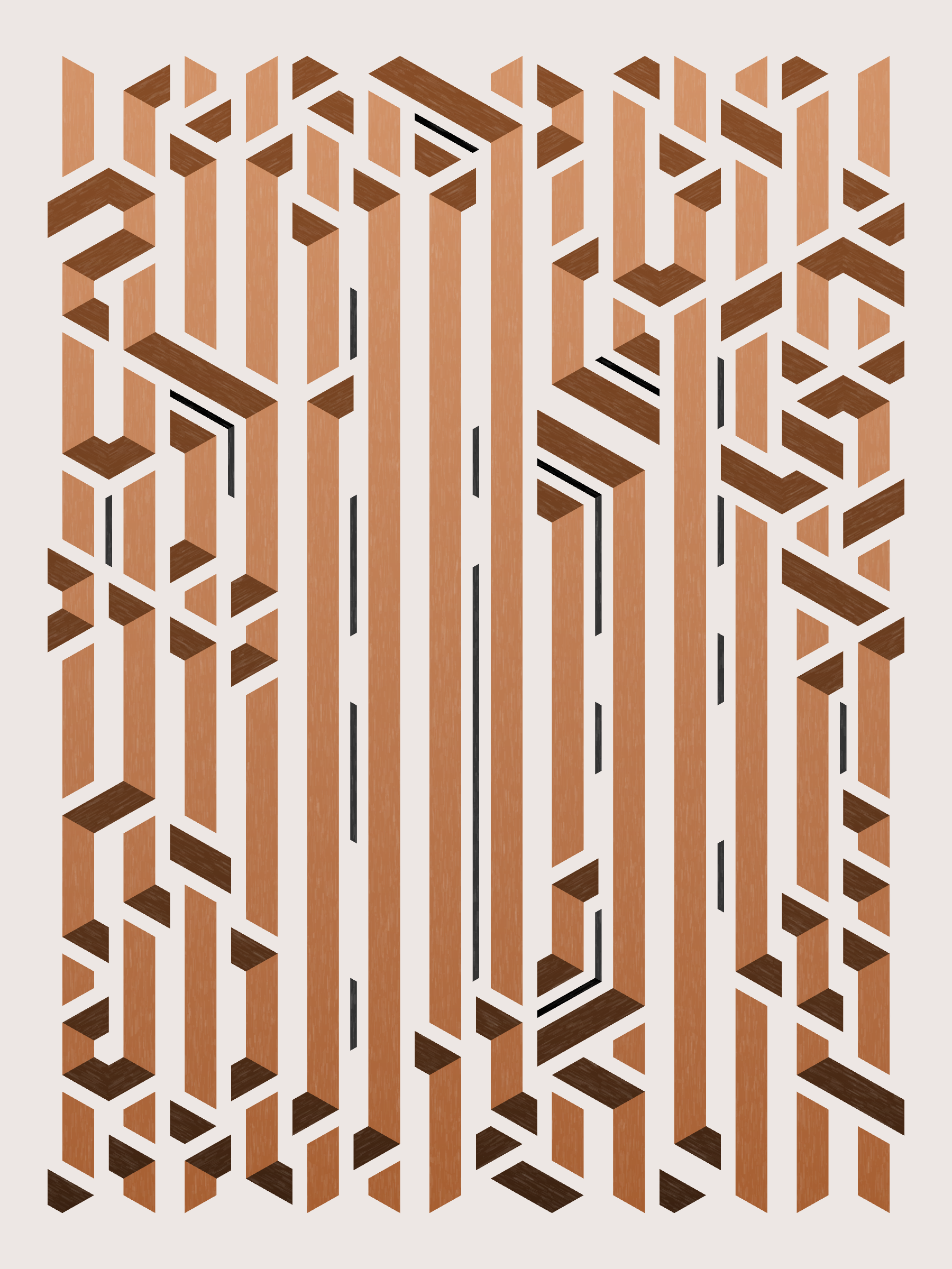 Art Blocks - Art Blocks v2 - Bent #331 - NFT # 214000331