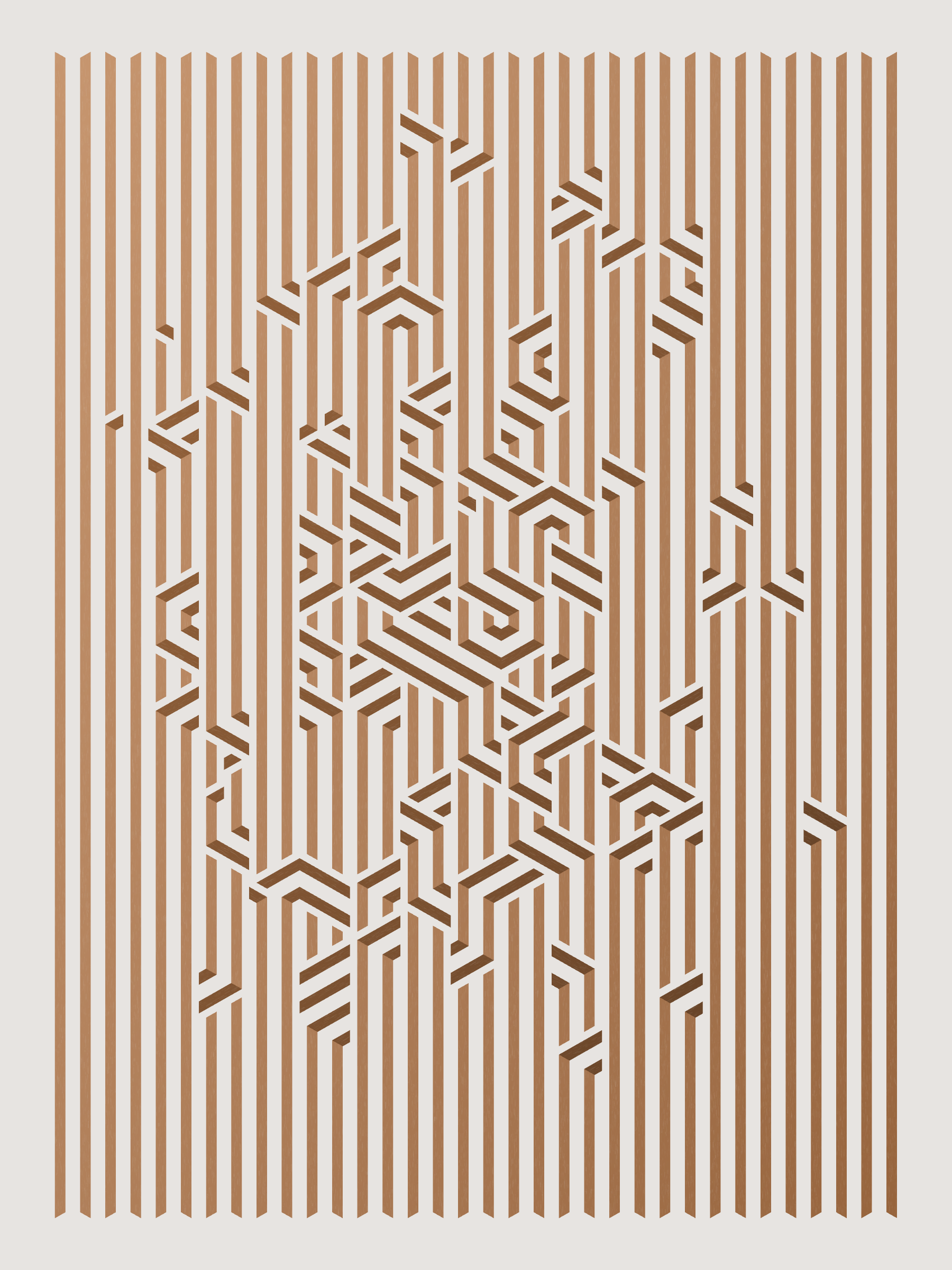 Art Blocks - Art Blocks v2 - Bent #348 - NFT # 214000348