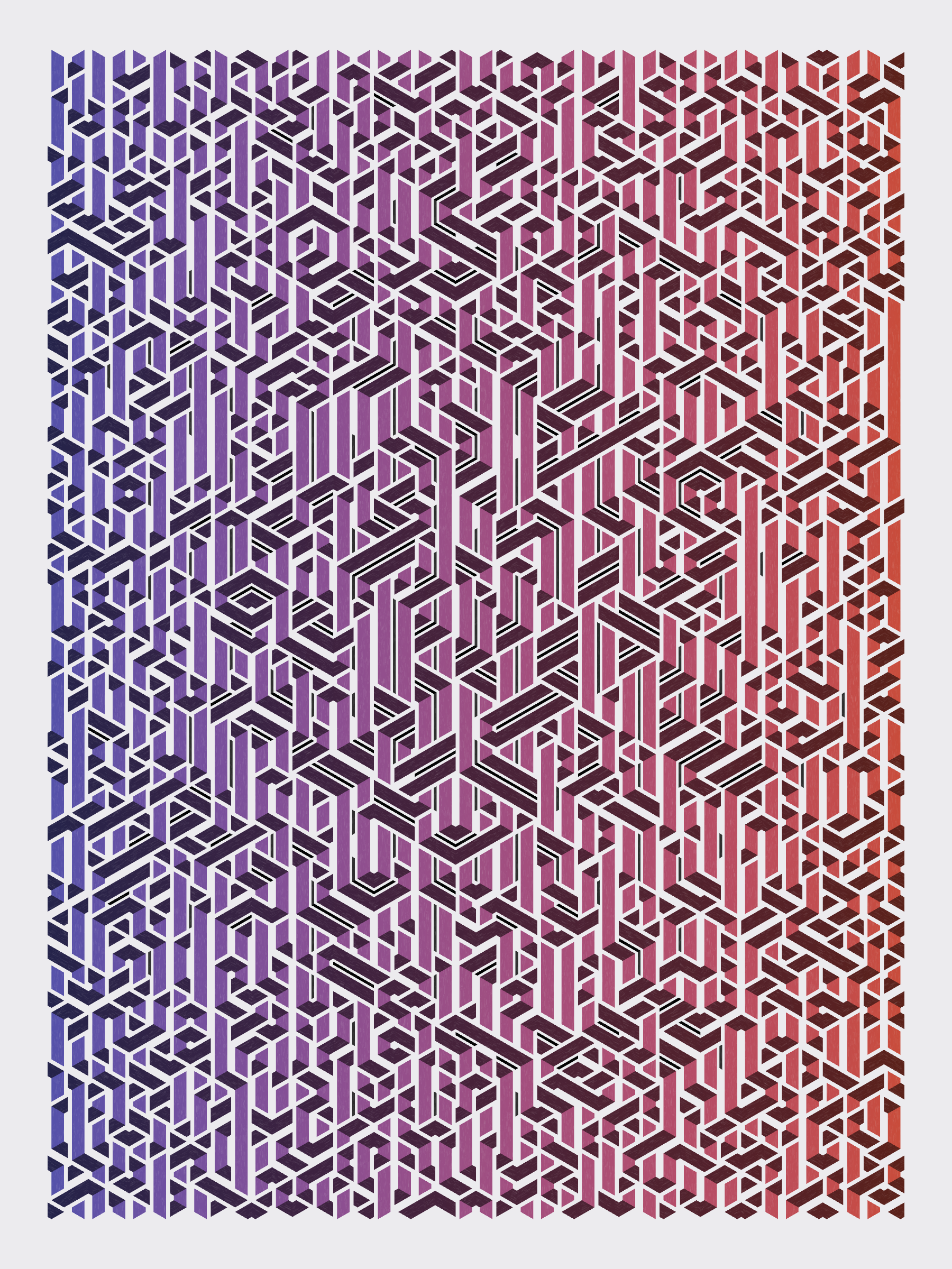 Art Blocks - Art Blocks v2 - Bent #375 - NFT # 214000375