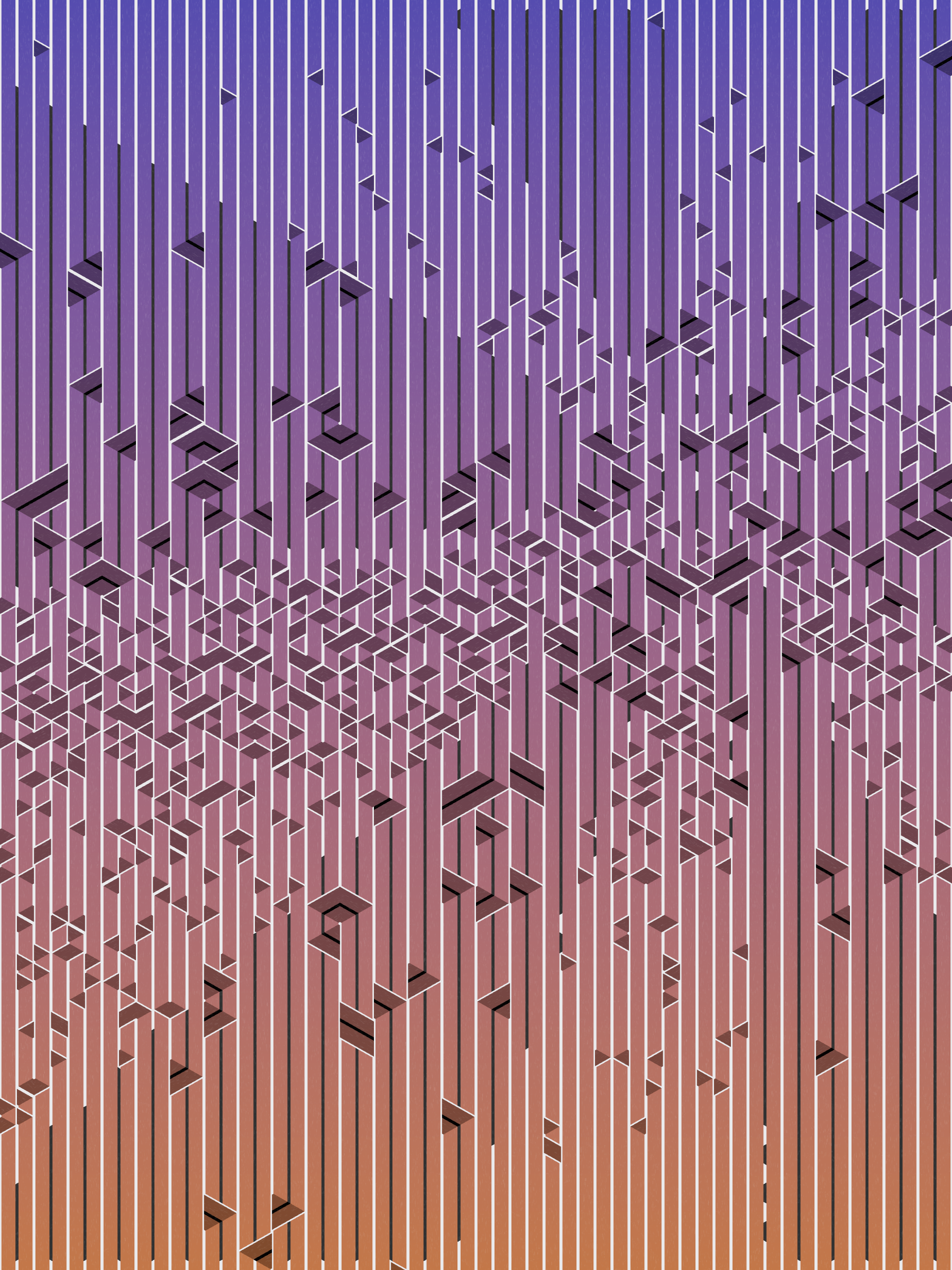 Art Blocks - Art Blocks v2 - Bent #376 - NFT # 214000376