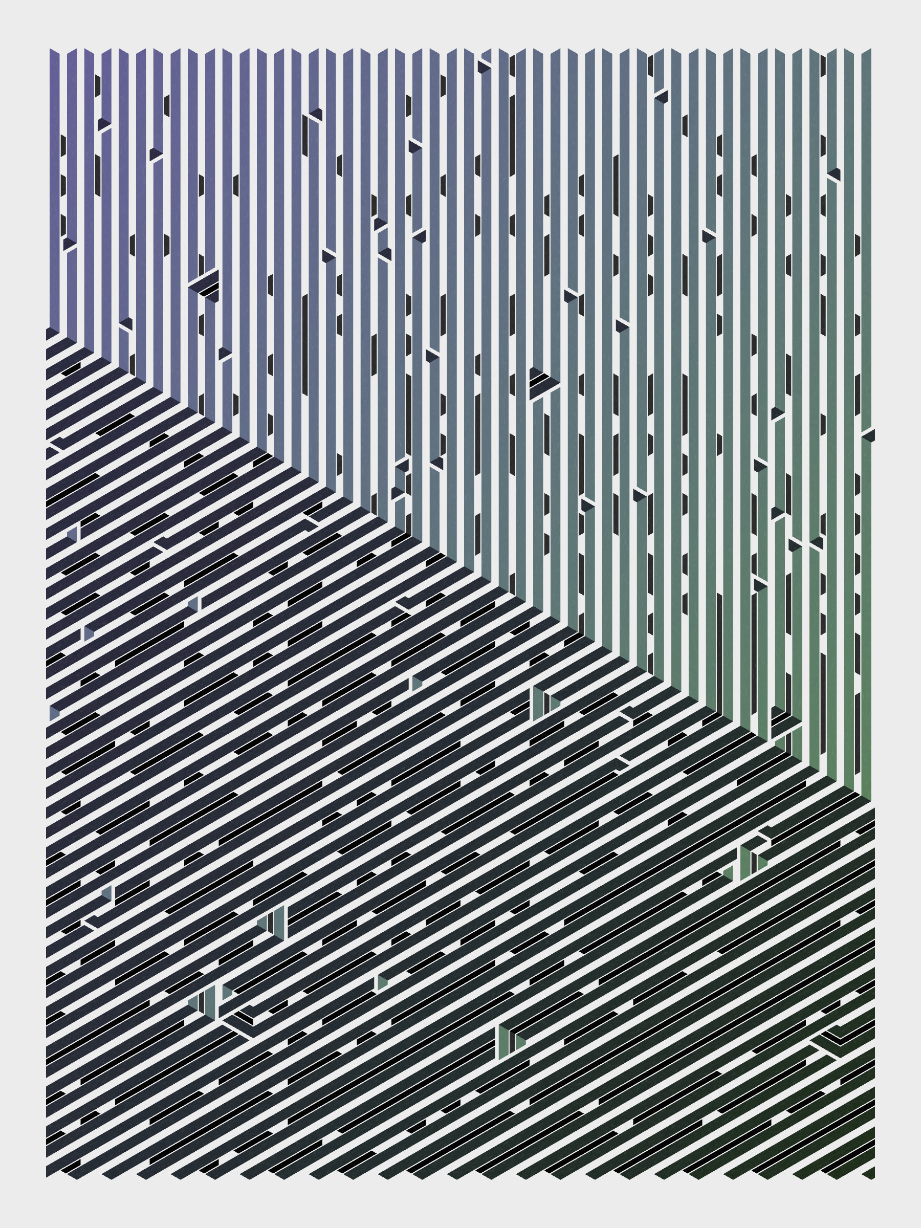 Art Blocks - Art Blocks v2 - Bent #387 - NFT # 214000387