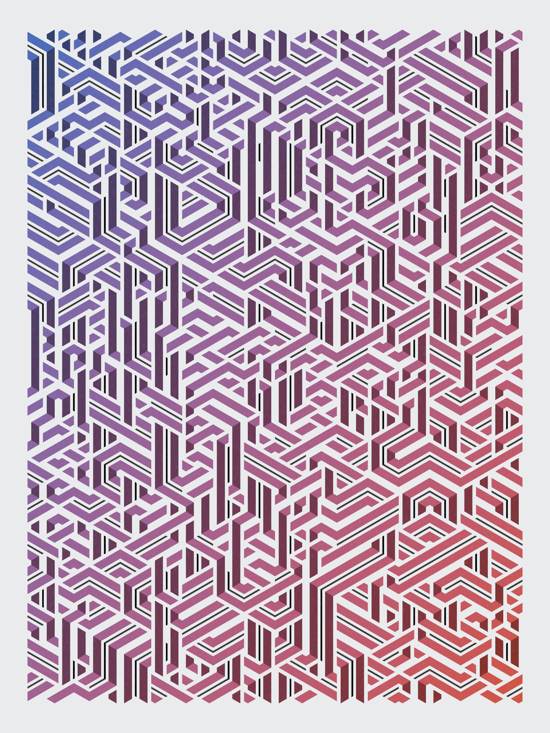 Art Blocks - Art Blocks v2 - Bent #389 - NFT # 214000389