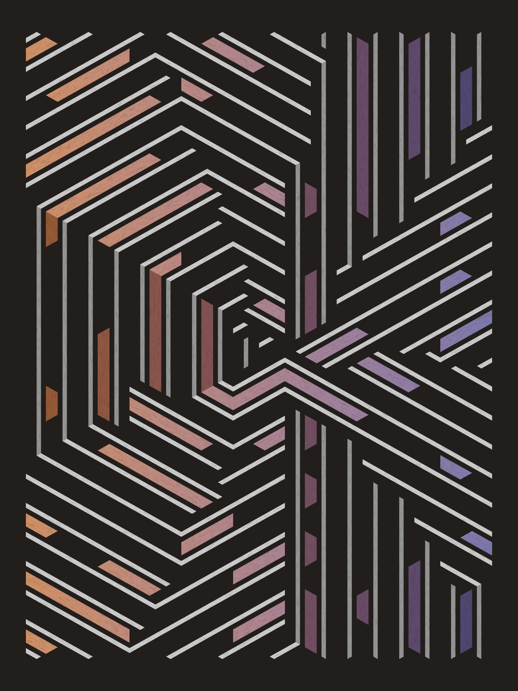 Art Blocks - Art Blocks v2 - Bent #424 - NFT # 214000424