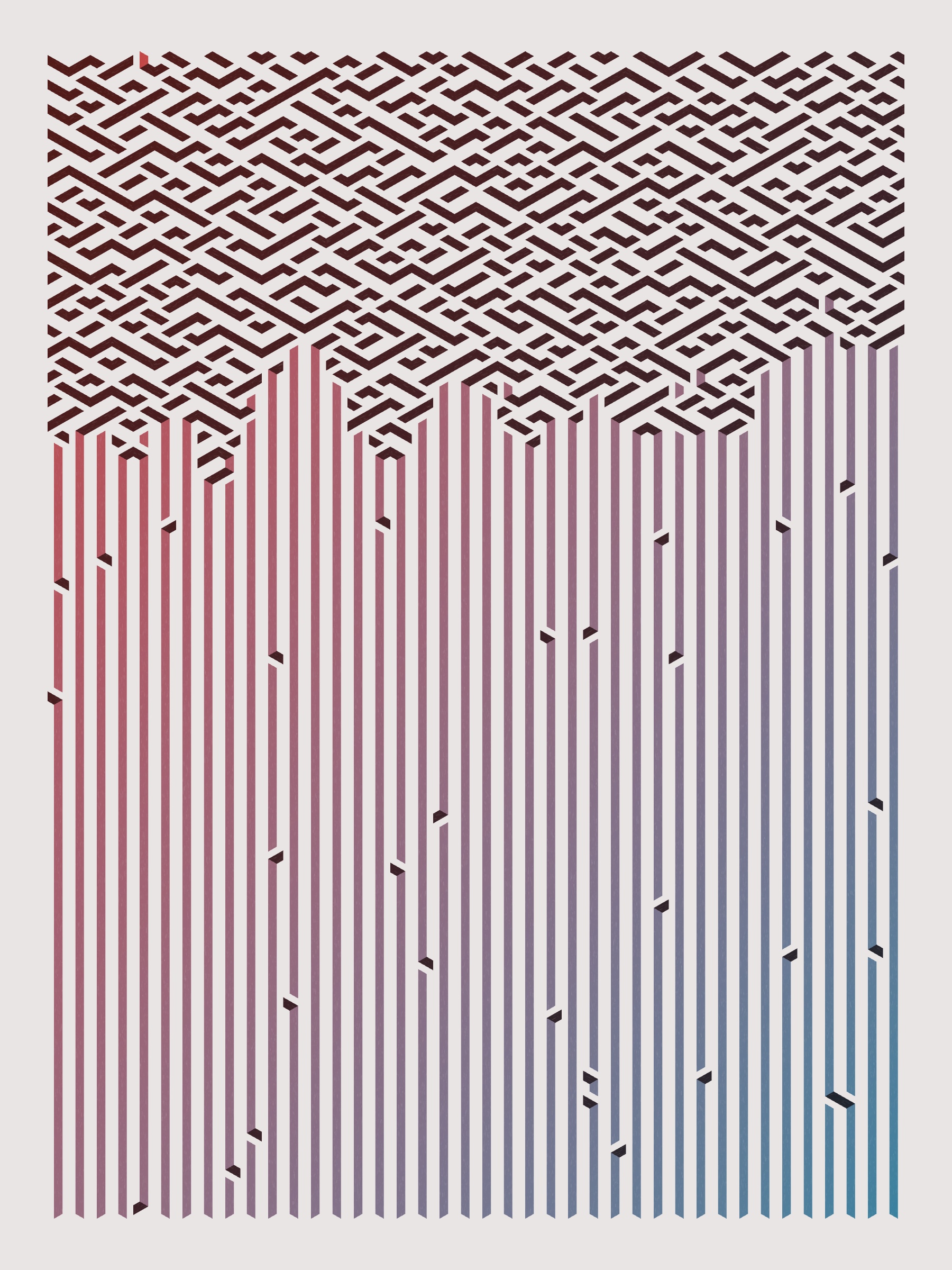 Art Blocks - Art Blocks v2 - Bent #428 - NFT # 214000428