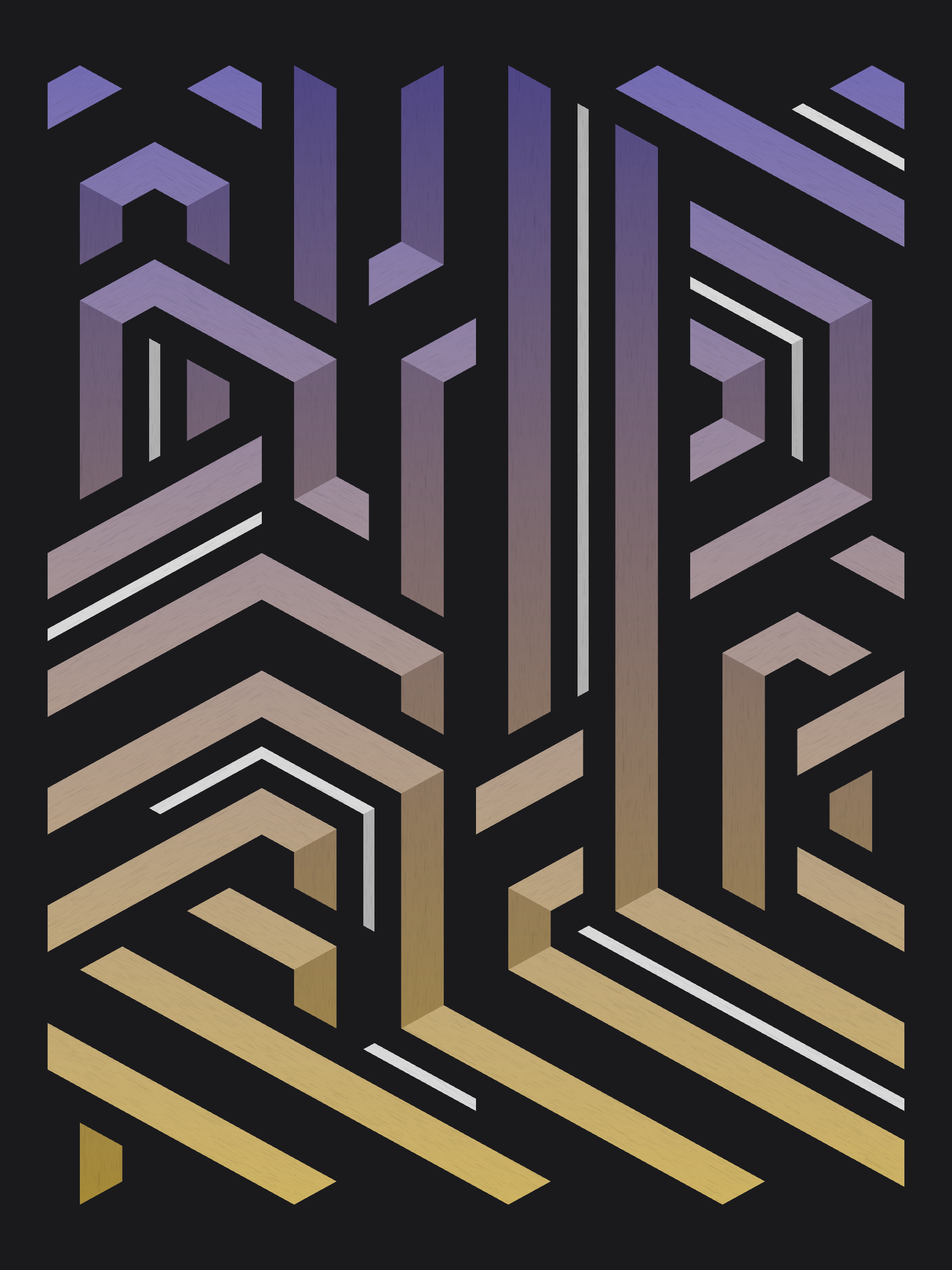 Art Blocks - Art Blocks v2 - Bent #486 - NFT # 214000486