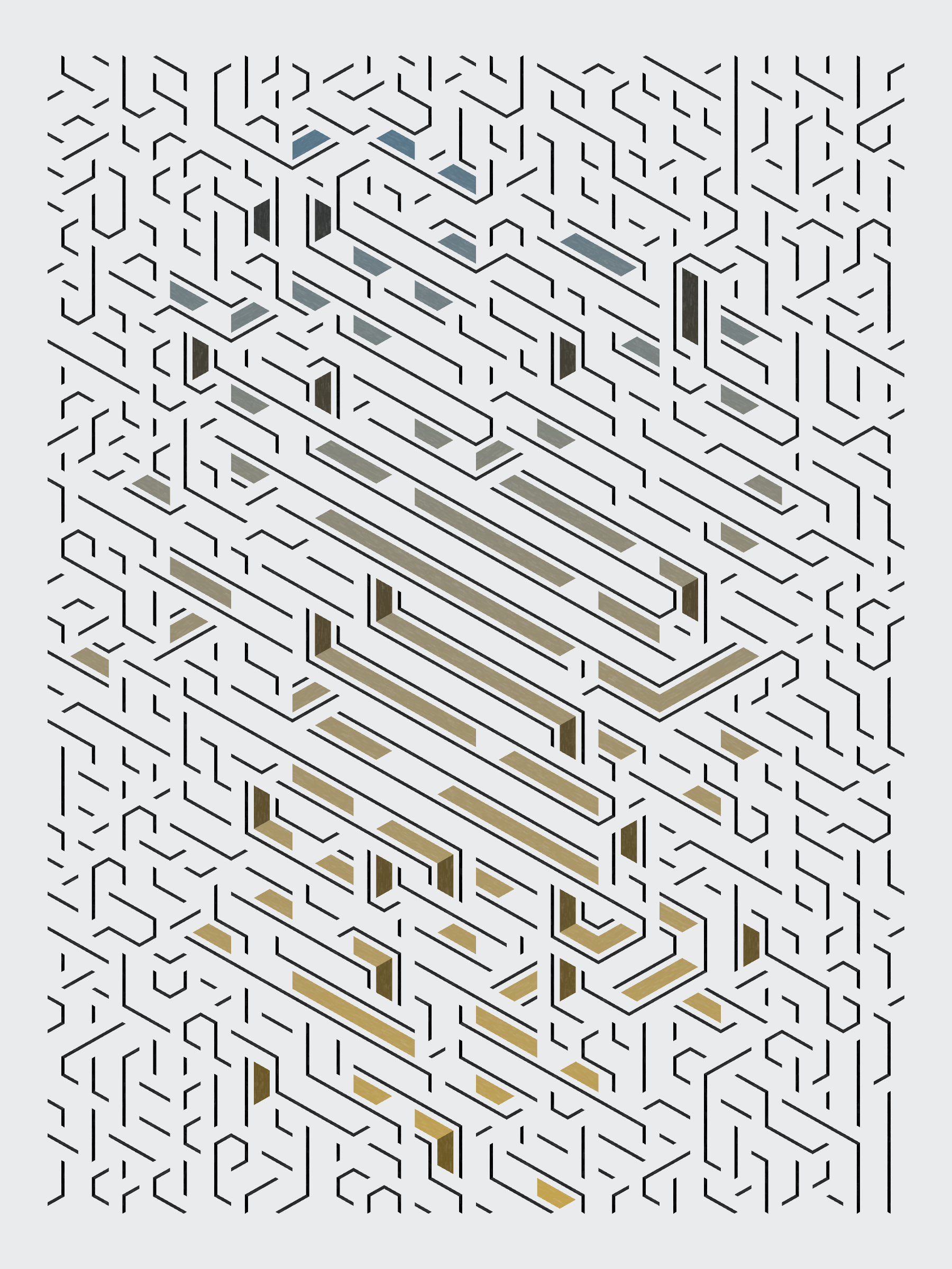 Art Blocks - Art Blocks v2 - Bent #525 - NFT # 214000525
